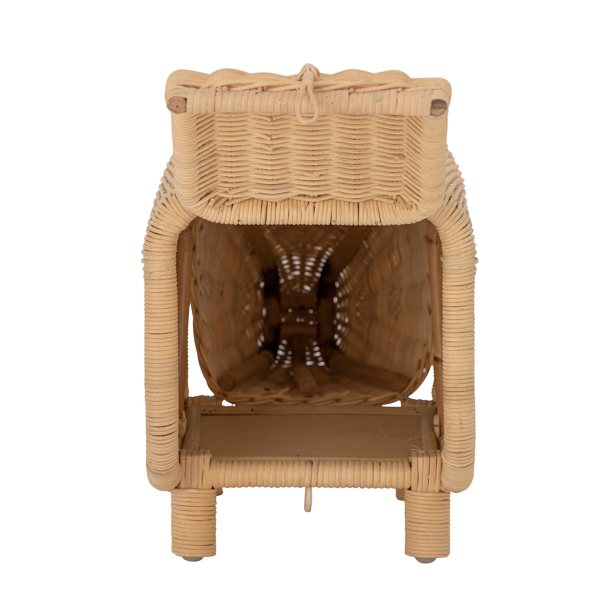 Soffe Hocker mit Stauraum, Natur, Rattan