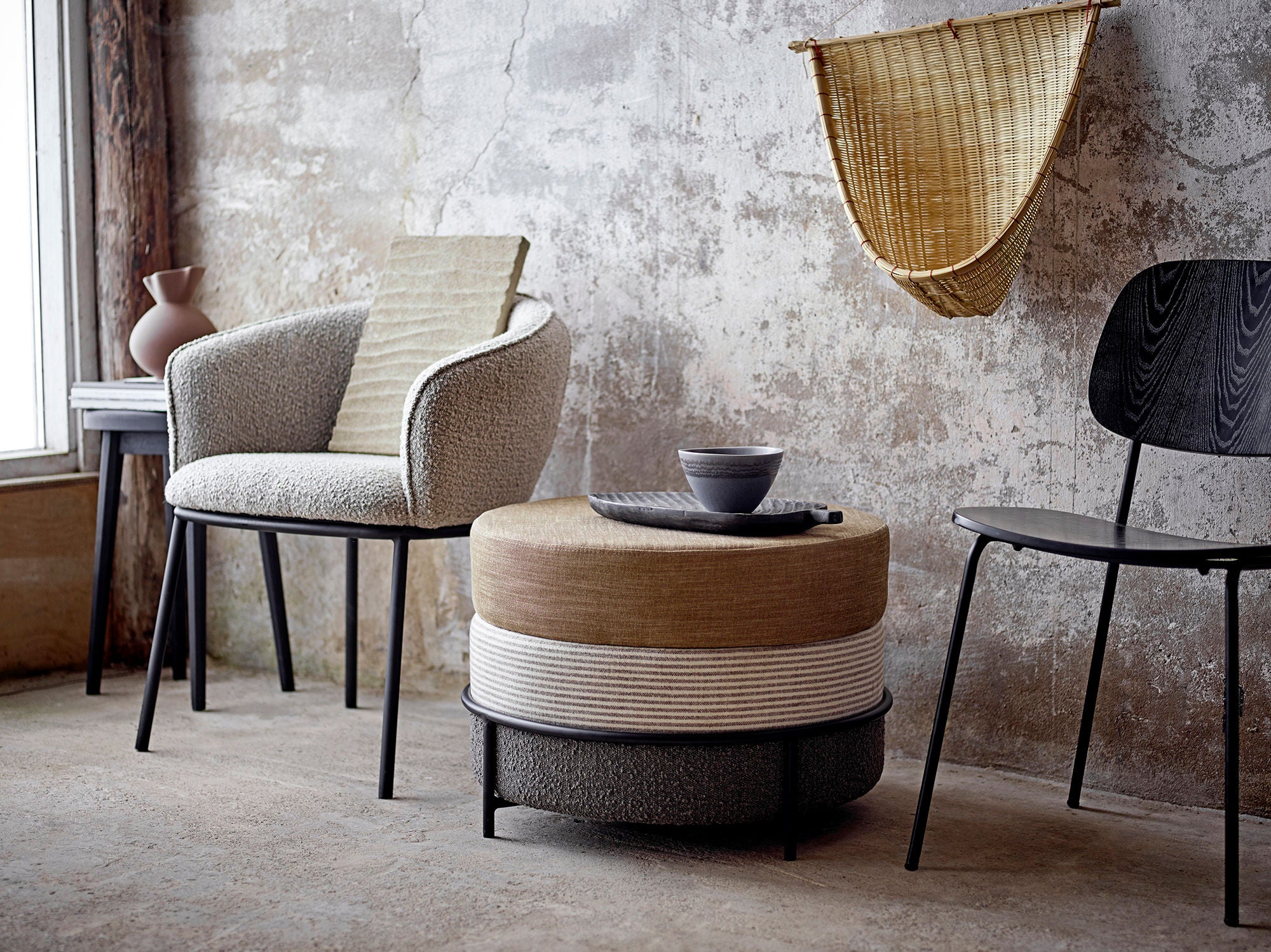 Ri Bambus Wanddekoration Natürliche Wärme und Skulpturale Note