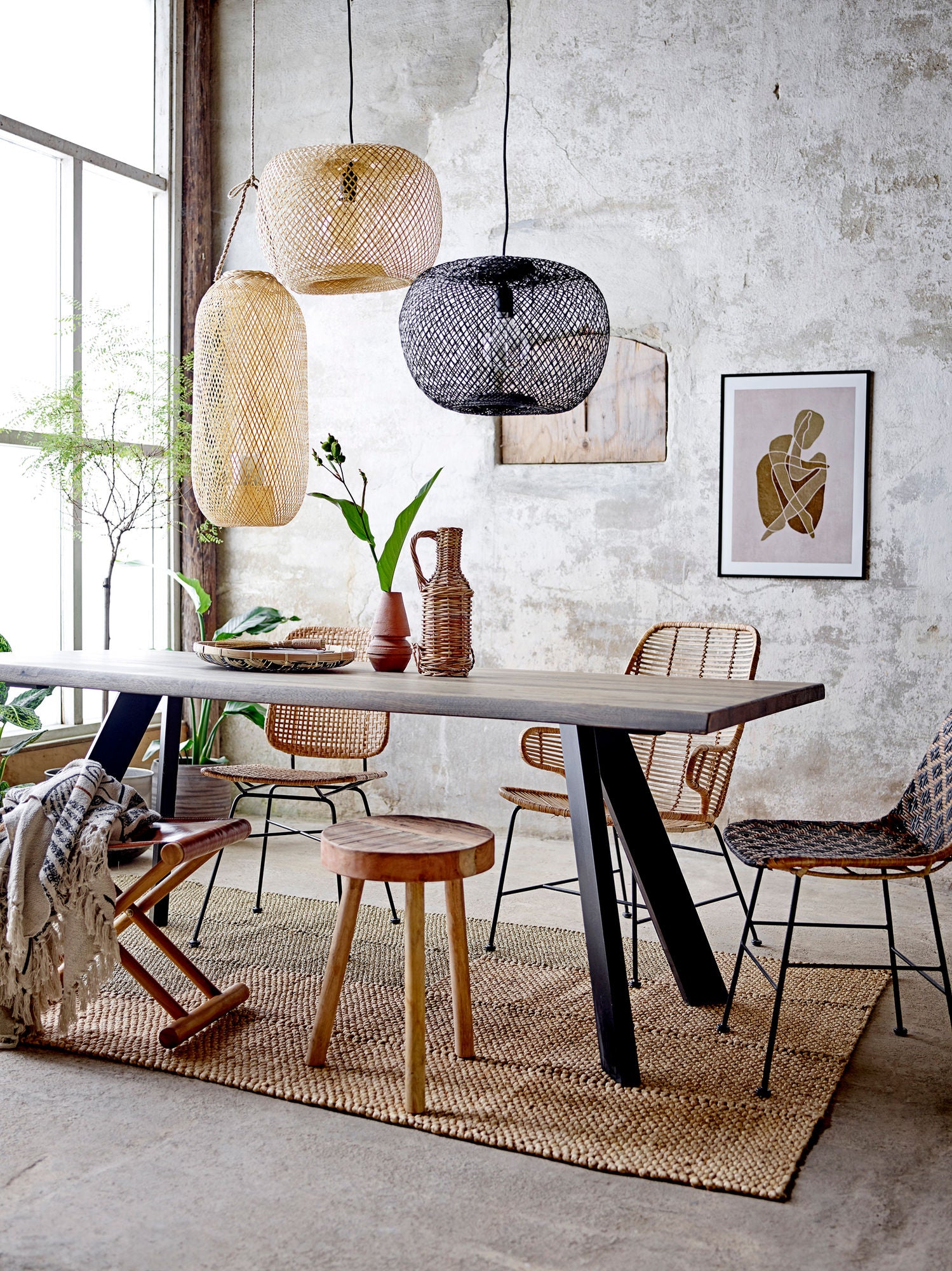 Enzov Seegras Teppich Handgefertigt Natur Quadrat Muster Unikat Langlebig Ideal für Wohnzimmer Bodenbelag