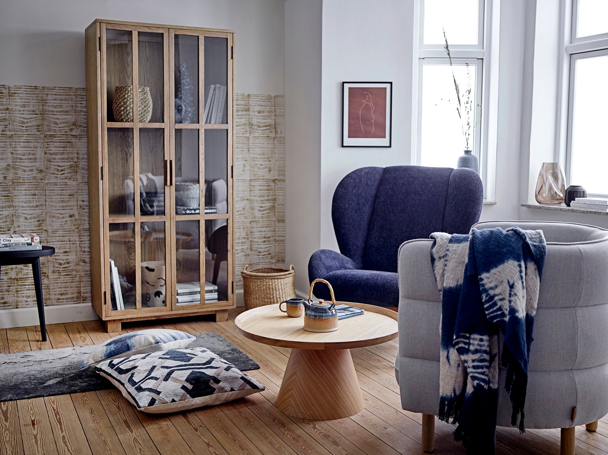 Ingolf Vase, Braun, Glas