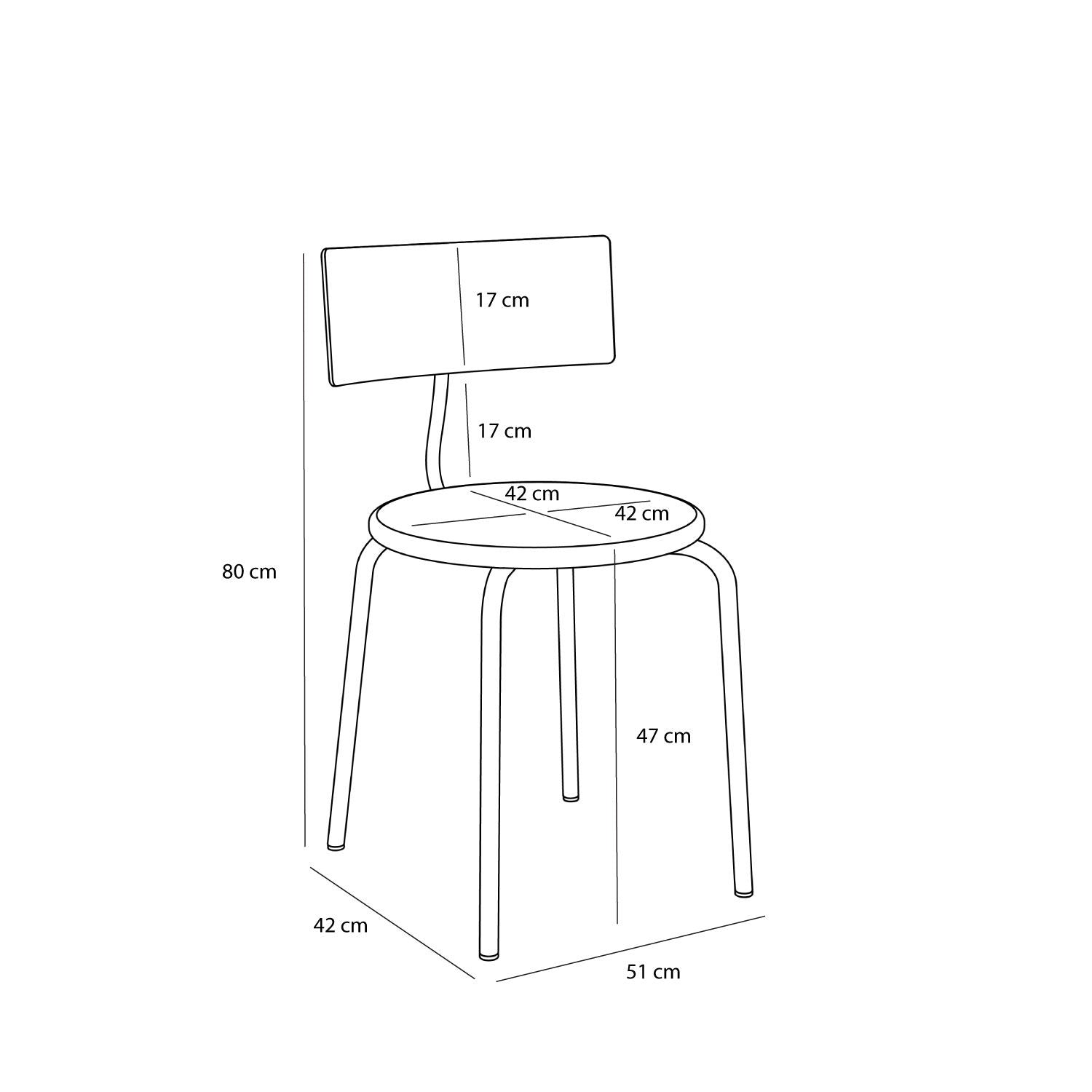 Koi Esszimmerstuhl Braun/Grün/Lila