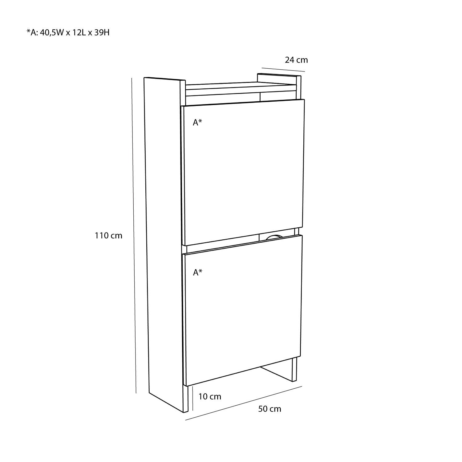 Forma Schuhschrank aus FSC-zert. Eichenfurnier