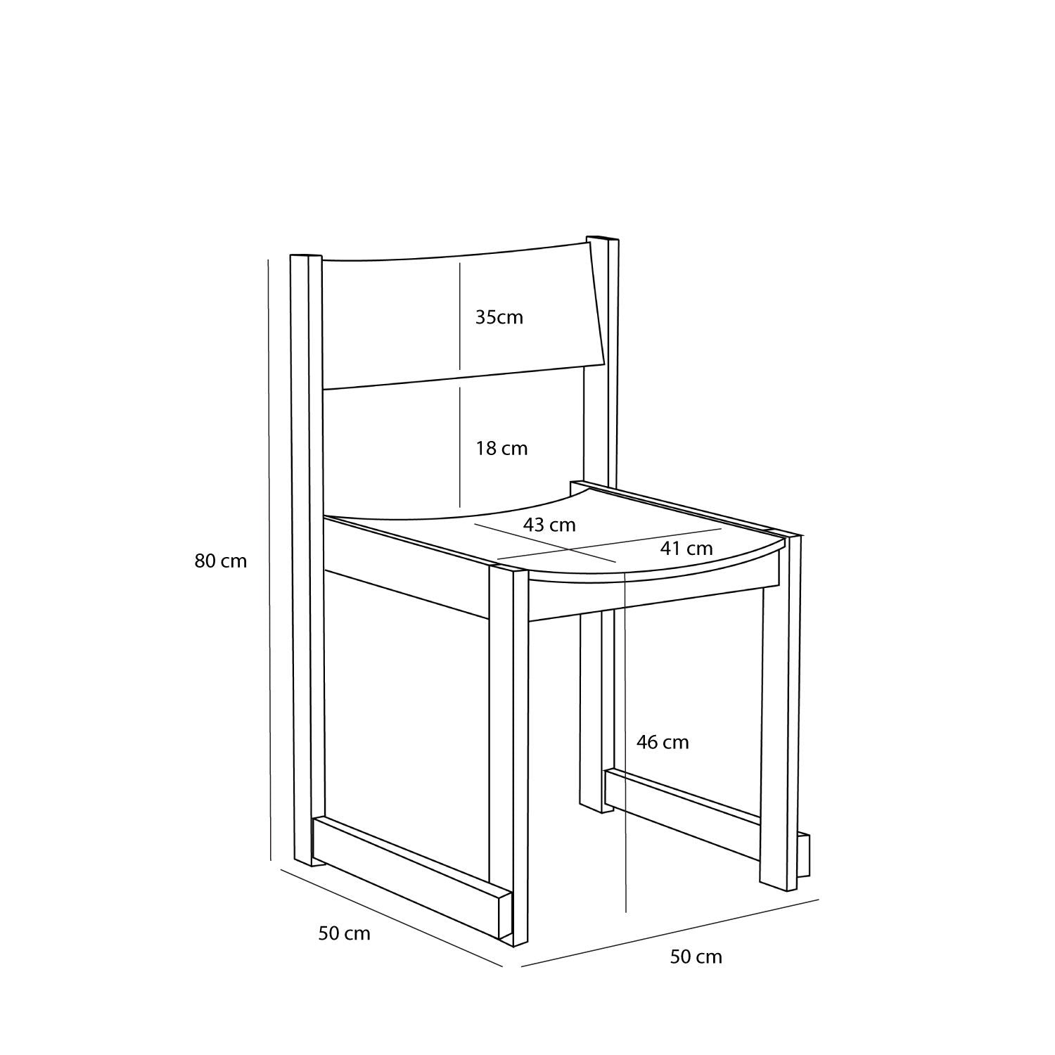Forma Esszimmerstuhl Schwarz