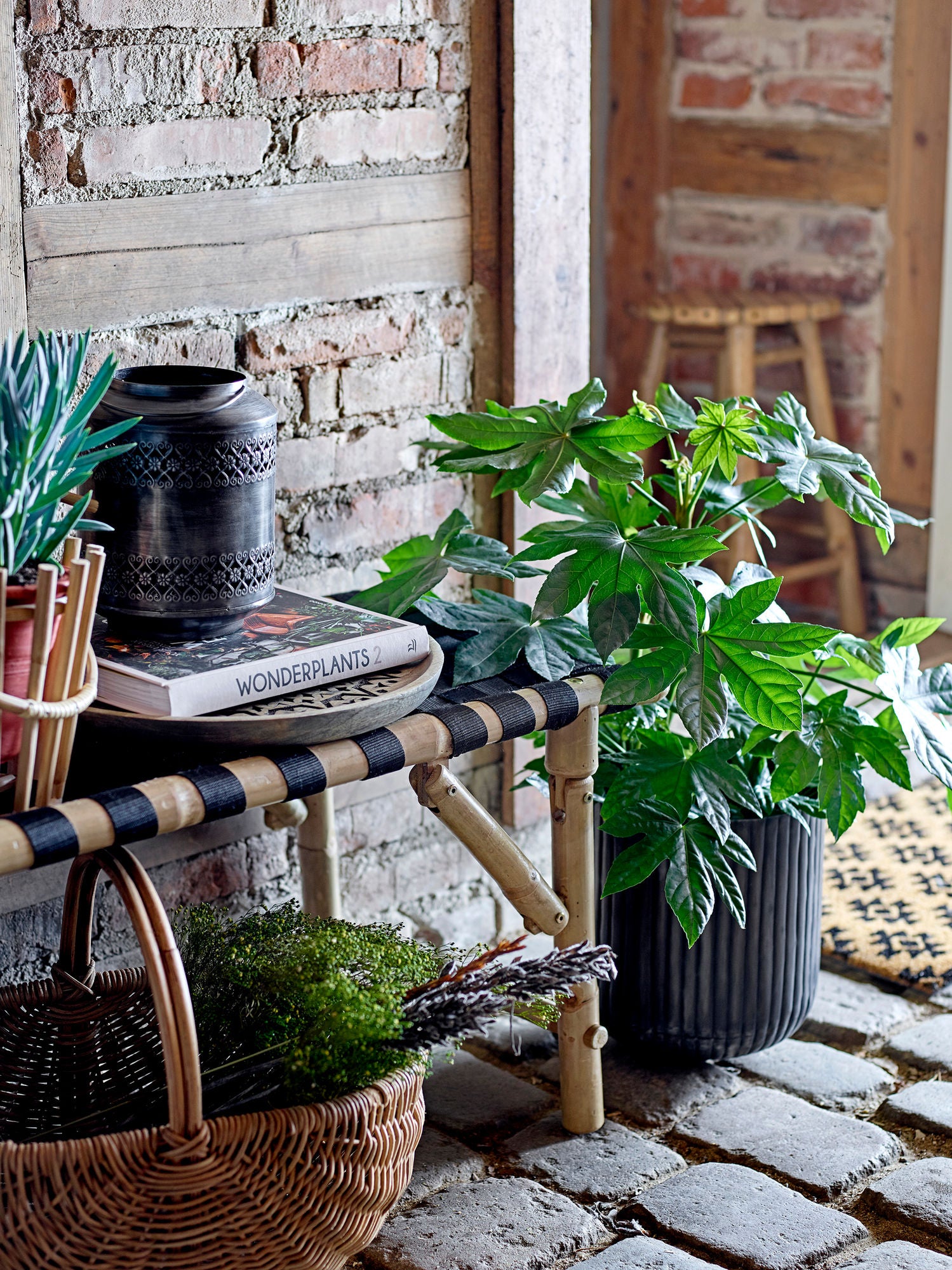 Vida Tagesbett, Schwarz, Bambus