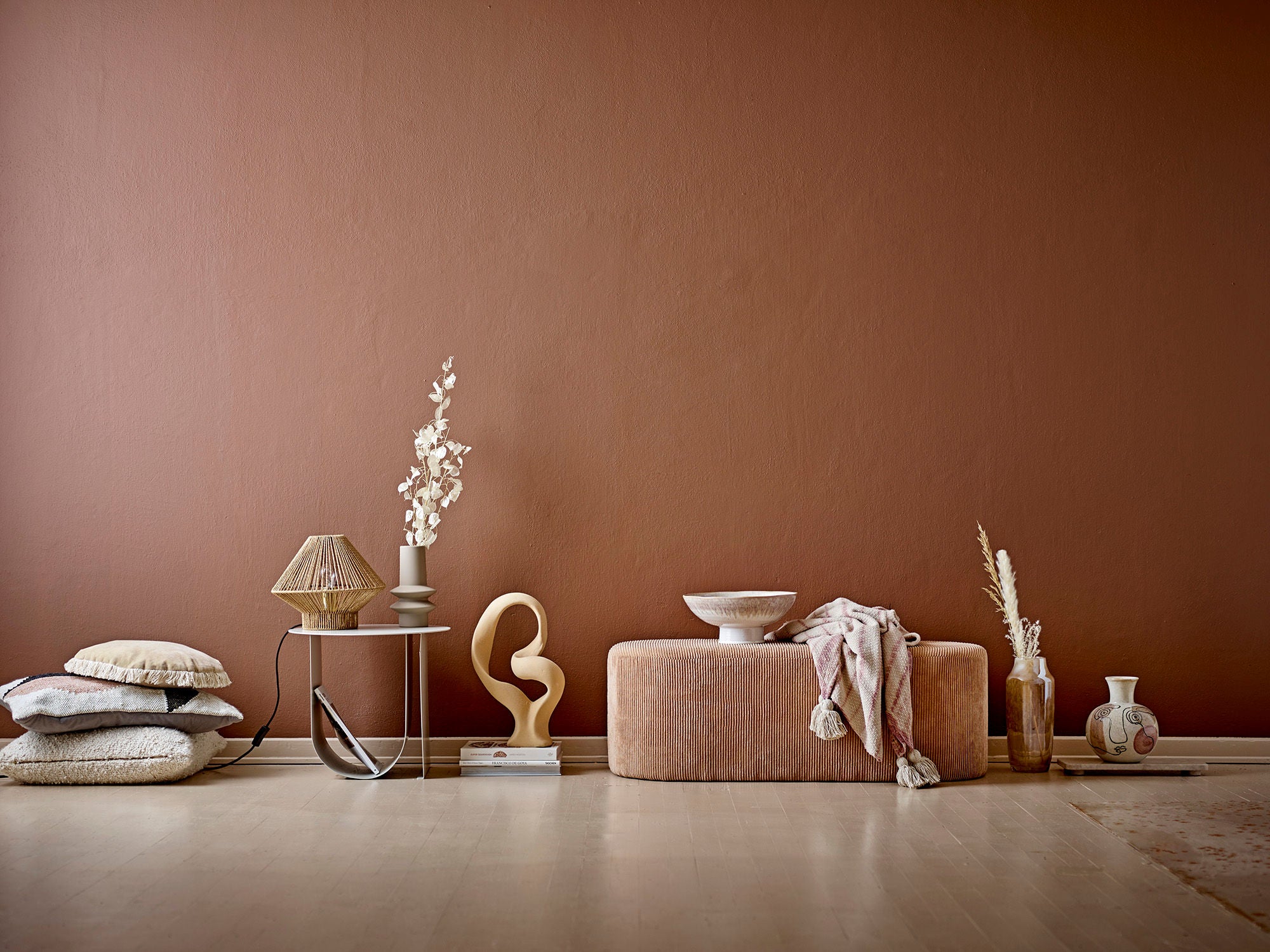 Irini Vase, Weiß, Steingut