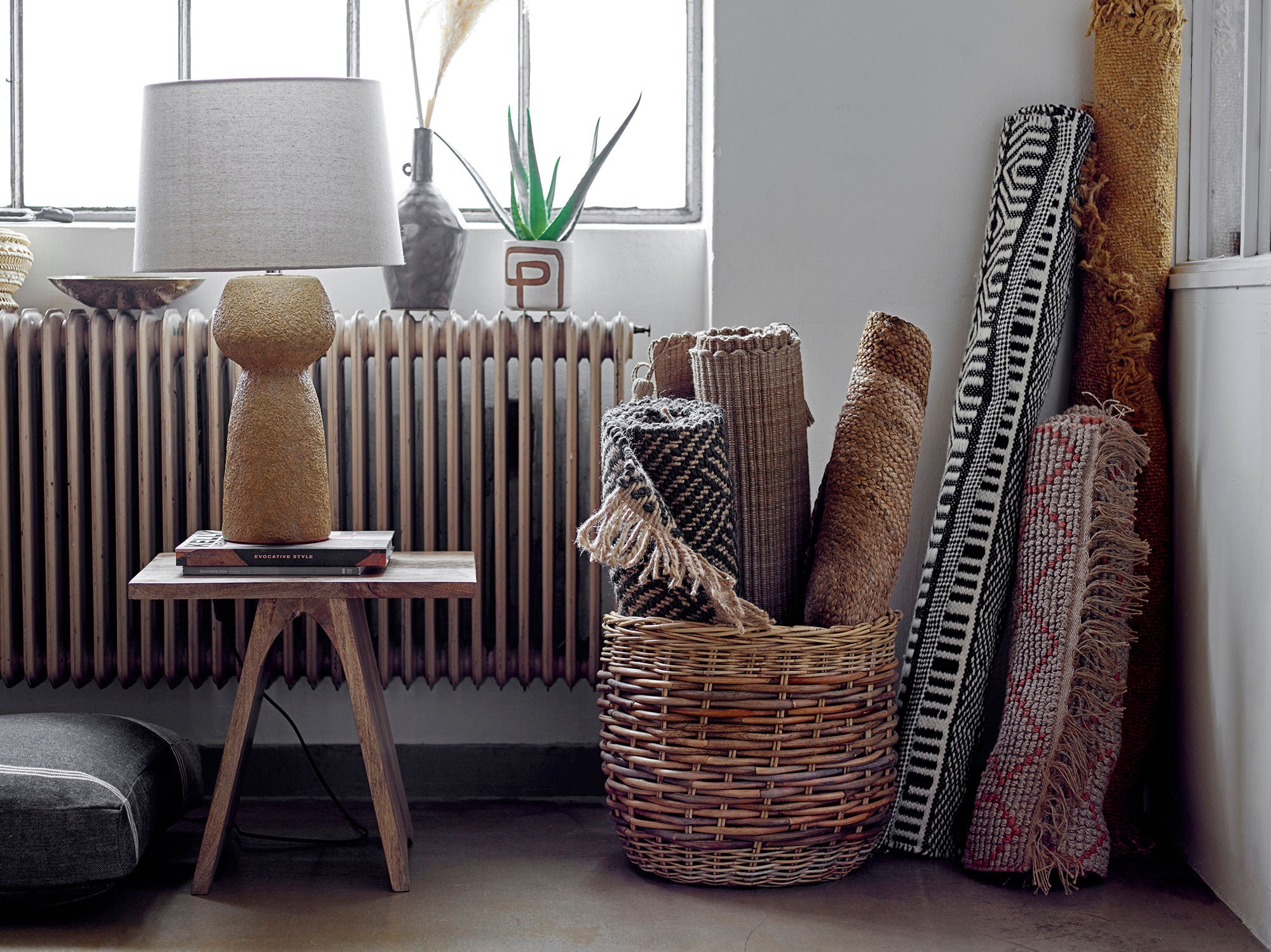 Joob Teppich, Schwarz, Wolle