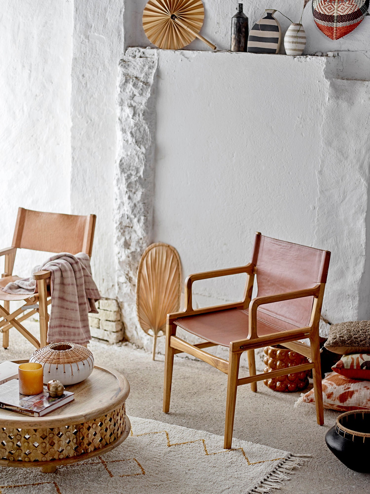 Lione Kissen, Braun, Baumwolle