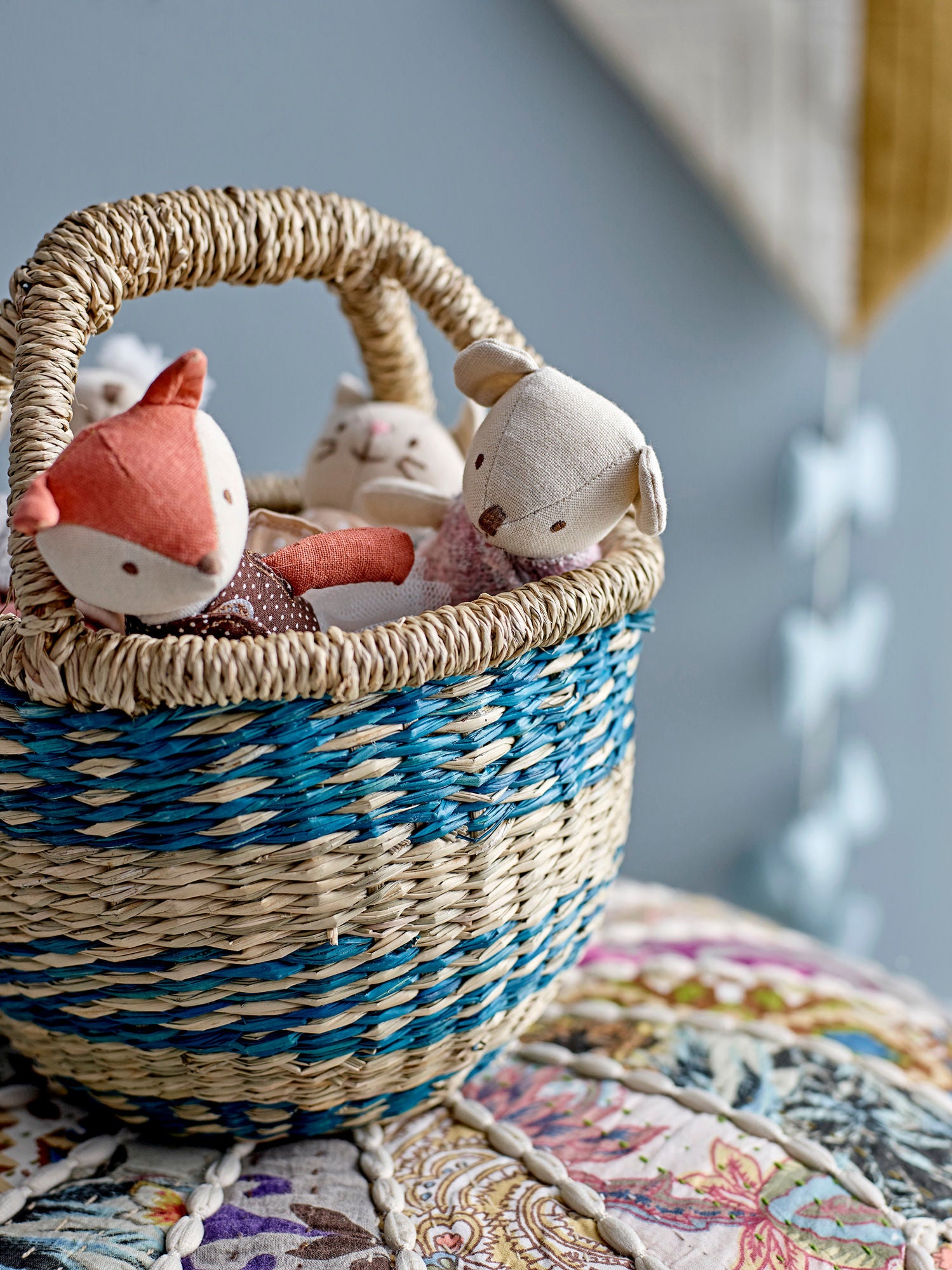 Animal Friends Puppe Stofffigur, Rose, Baumwolle