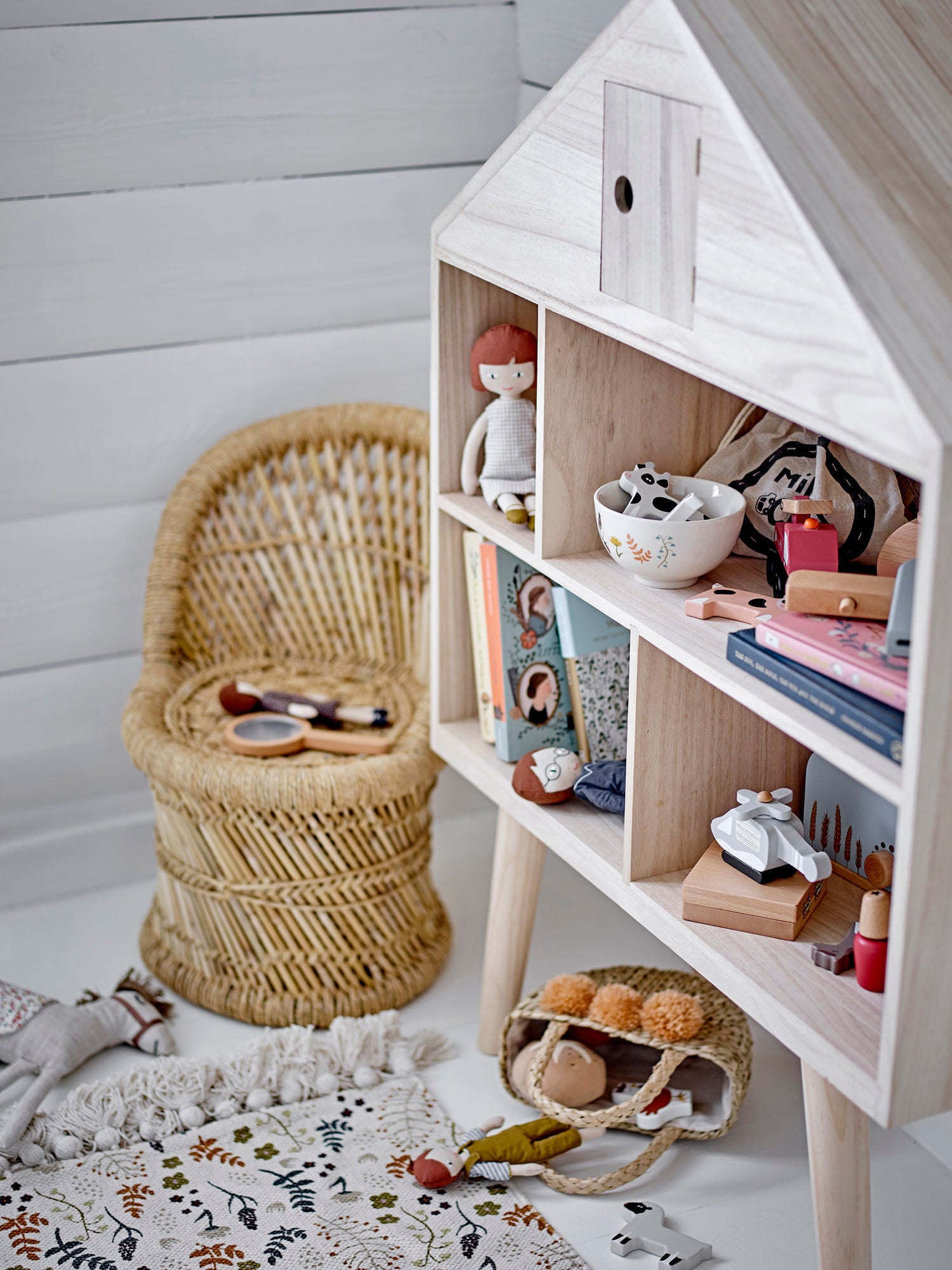 Webster Puppe, Braun, Baumwolle