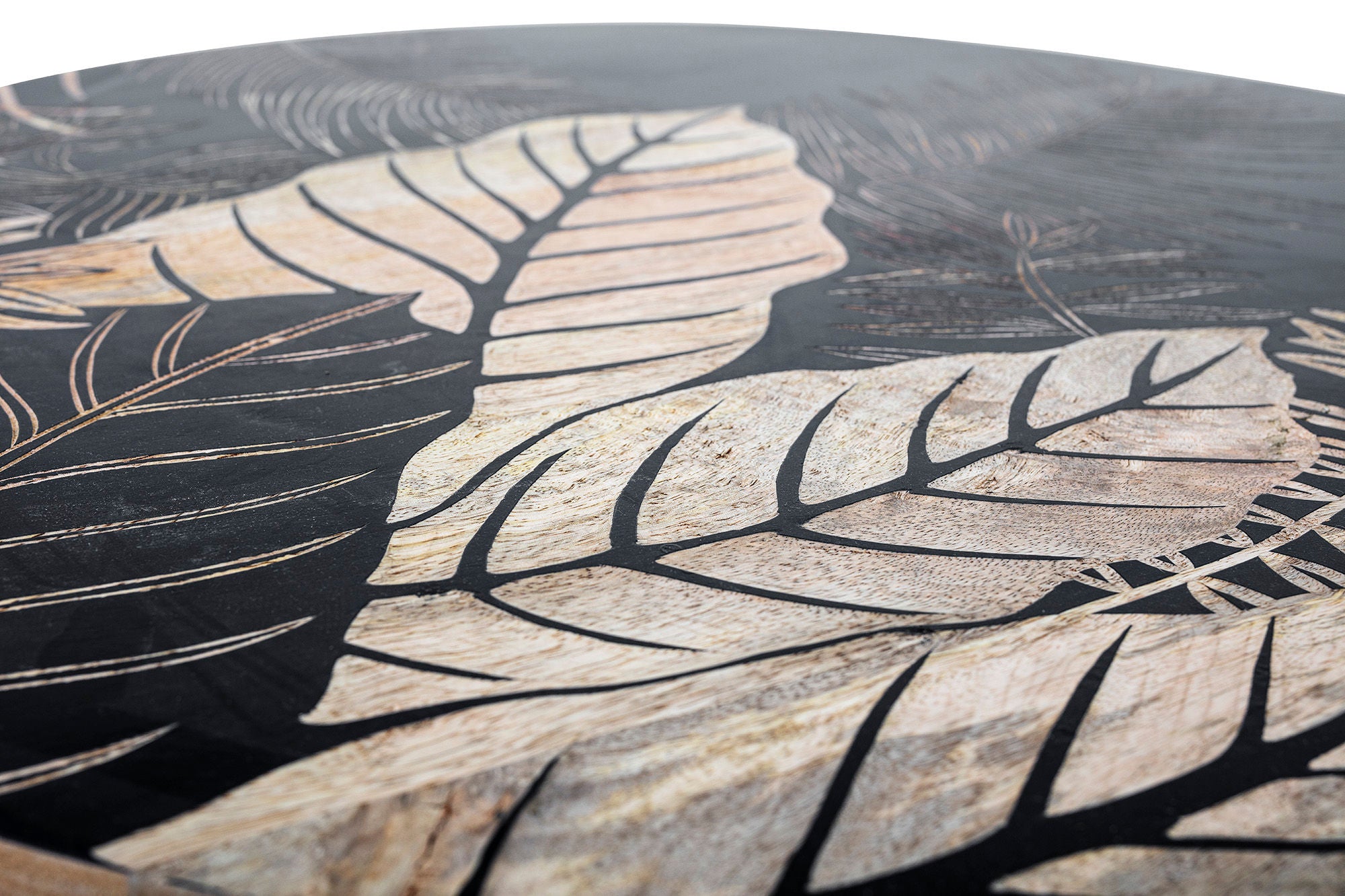 Lac Couchtisch, Schwarz, Mango