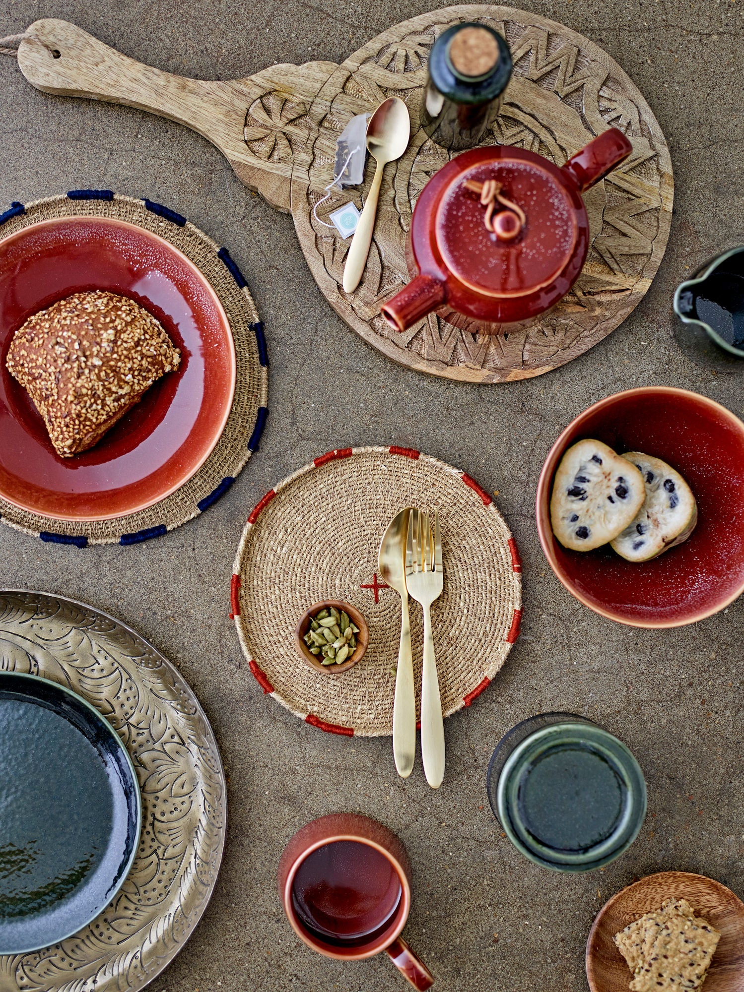 Frea Besteck-Set in Goldoptik