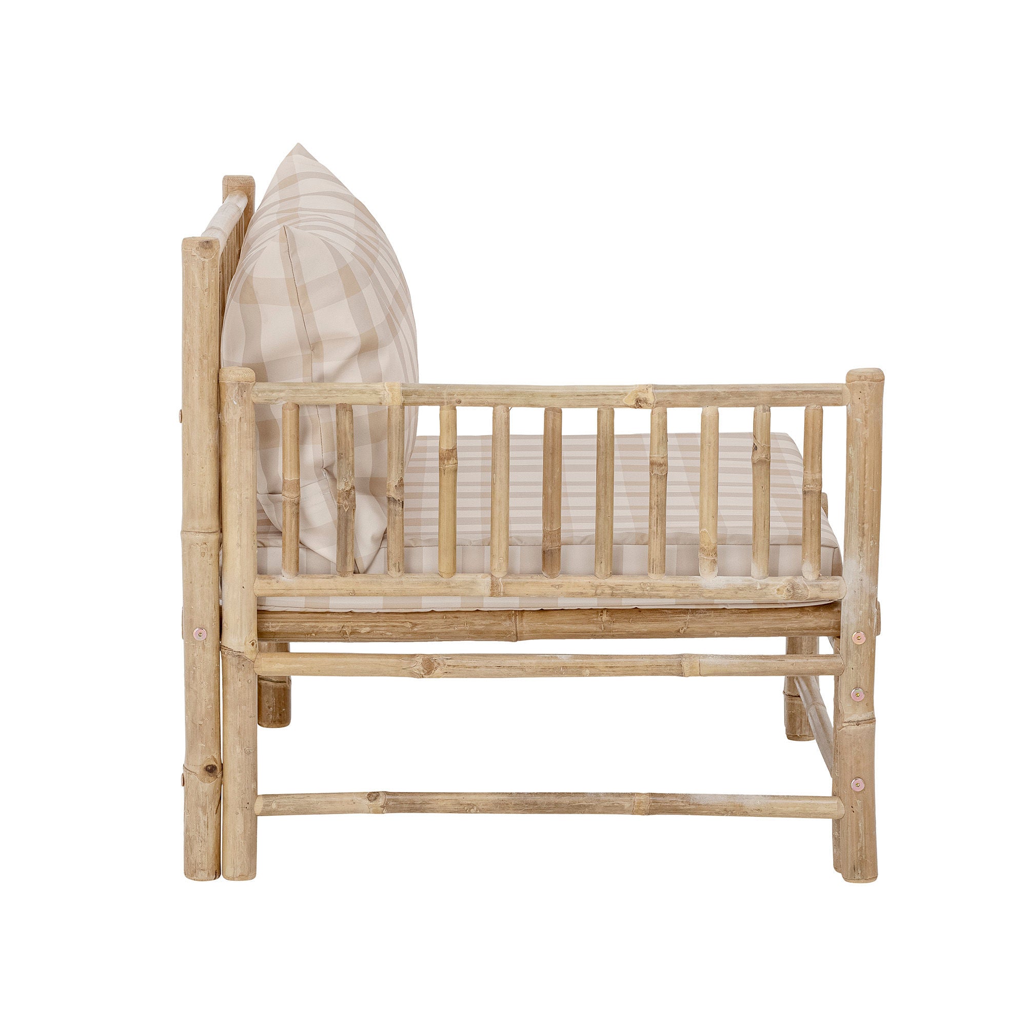 Korfu Modul-Sofa Linke Ecke Natur Bambus Vielseitige Outdoor Garnitur