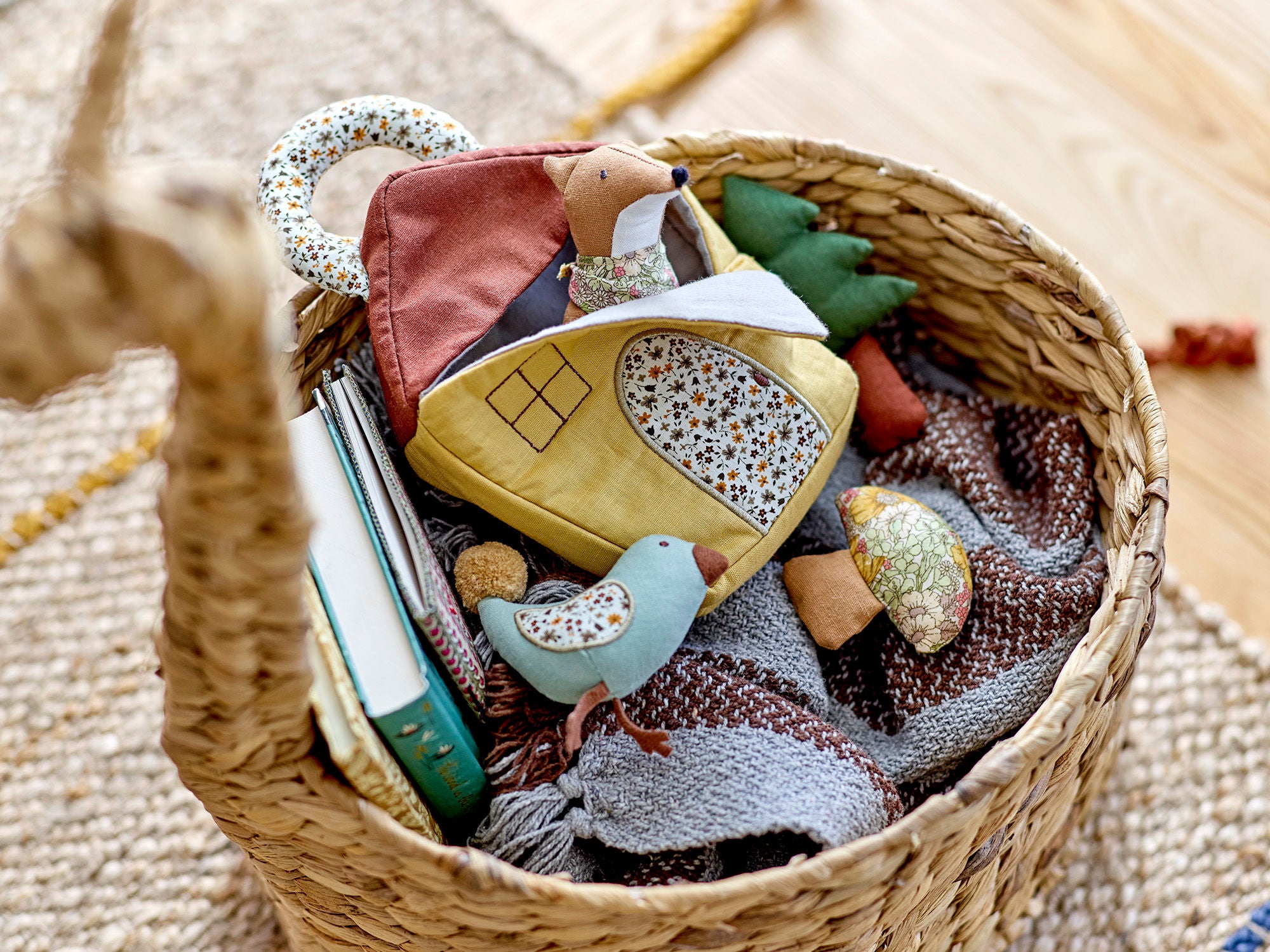 Tio Plüschtier, Braun, Leinen