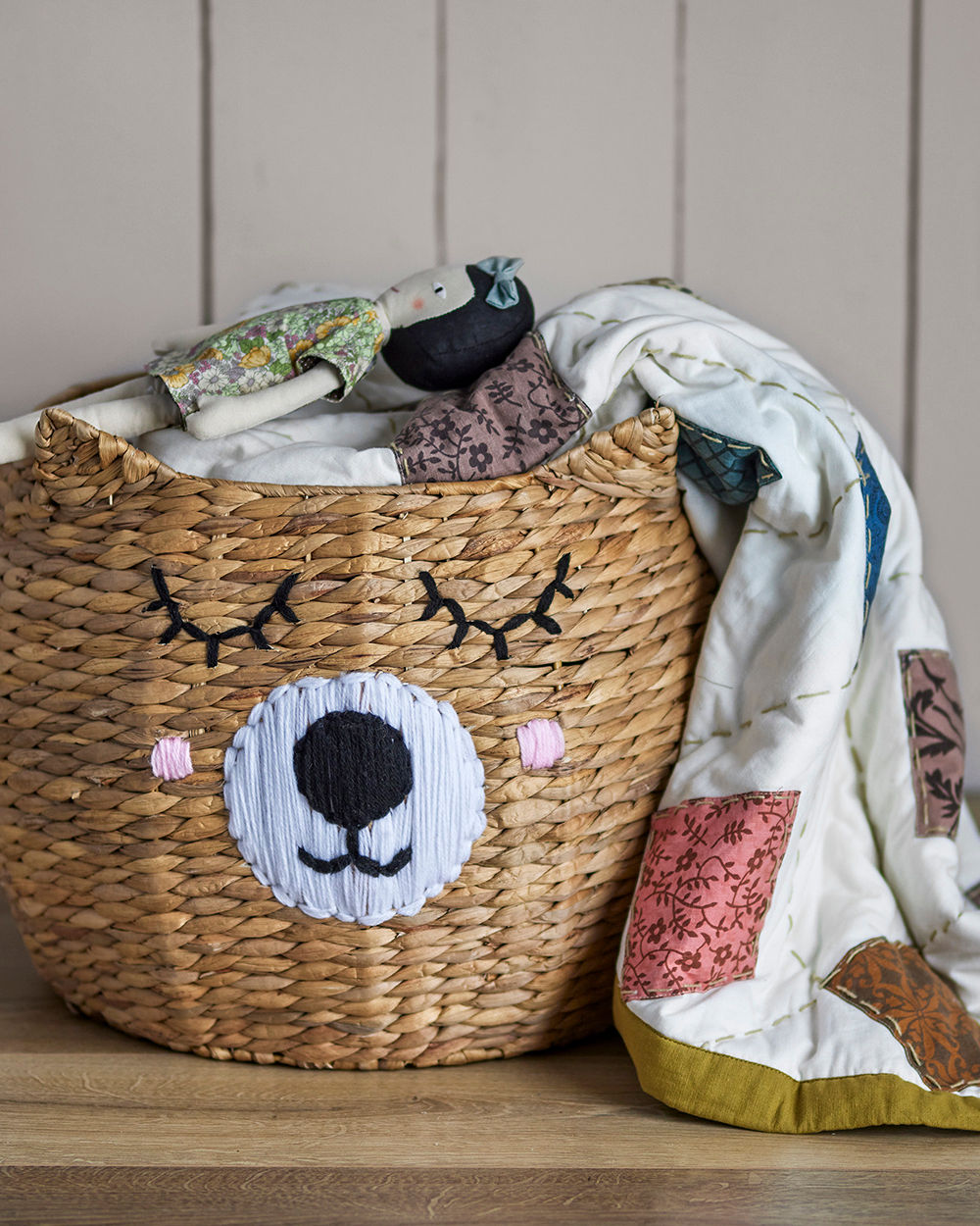 Melua Quilt, Natur, Baumwolle