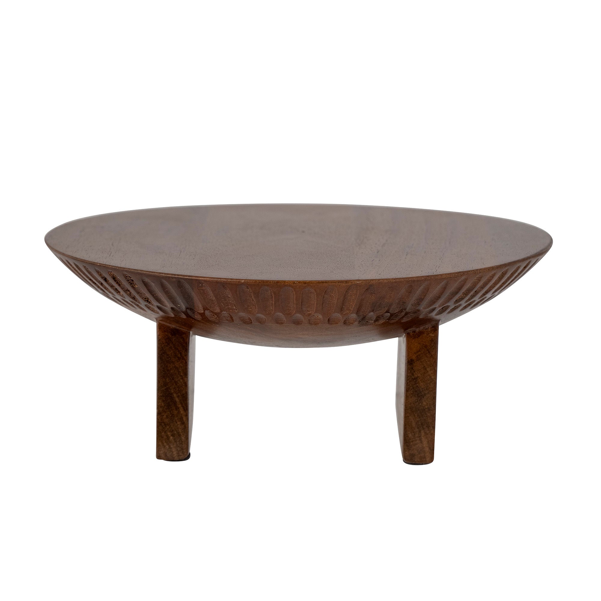 Miko Kuchenteller – Dunkles Mangoholz für stilvolle Präsentationen