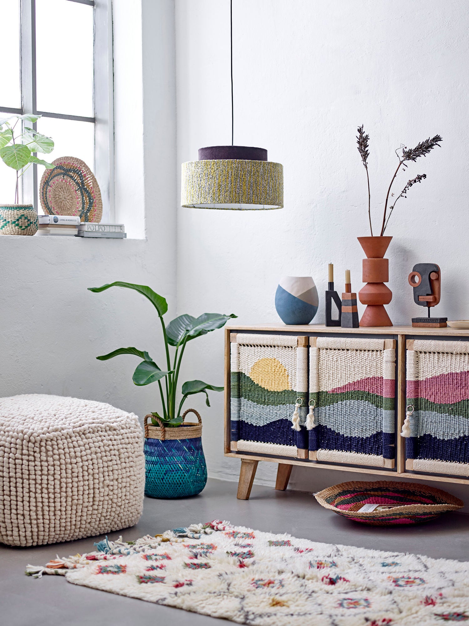 Suna Pouf, Natur, Wolle