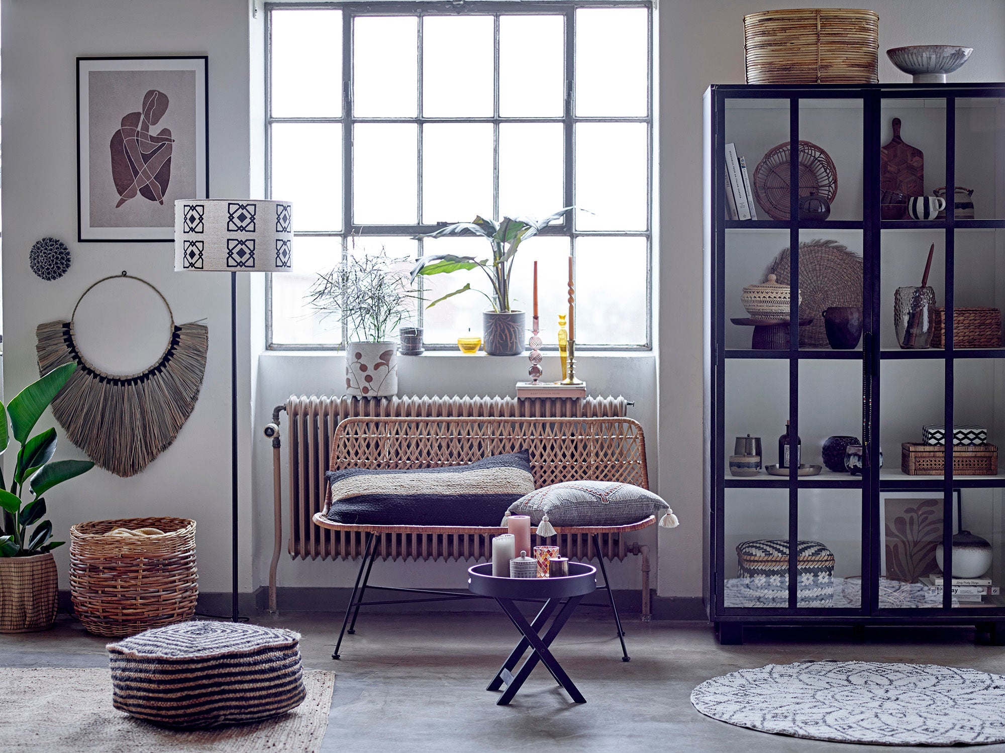 Hallie Sitzbank, Natur, Rattan