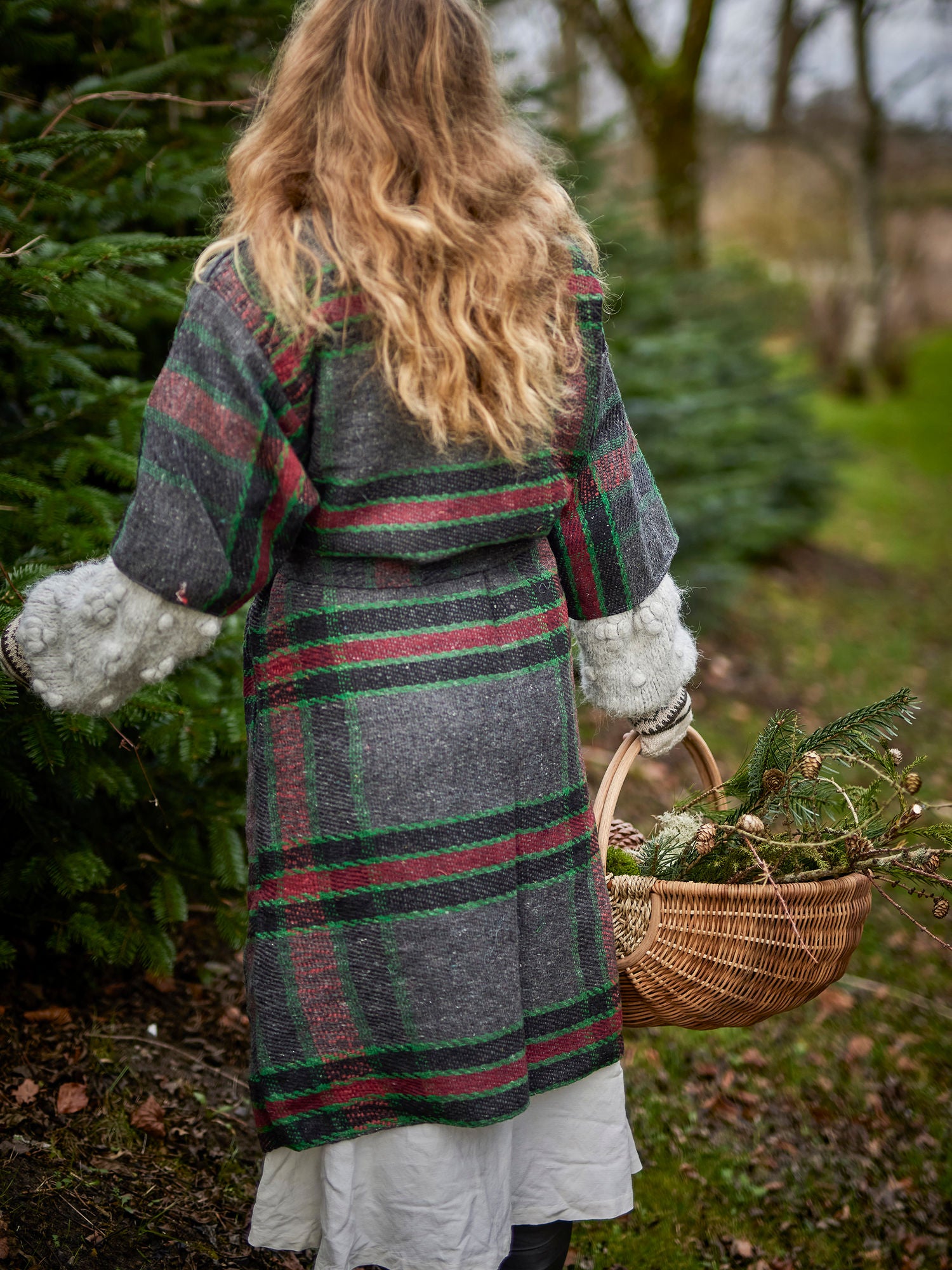 Rieti Kimono, Grau, Upcycled