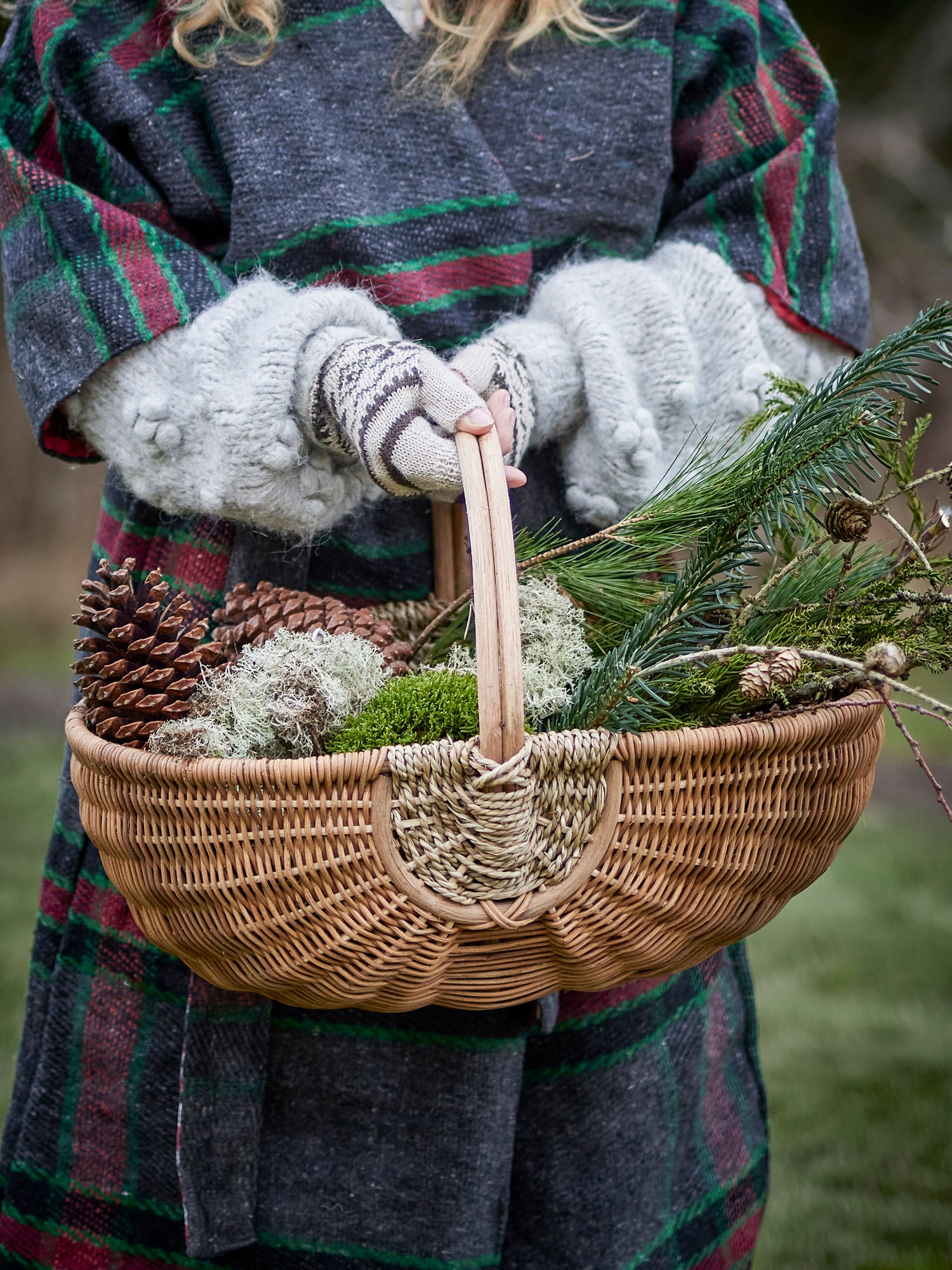 Rieti Kimono, Grau, Upcycled