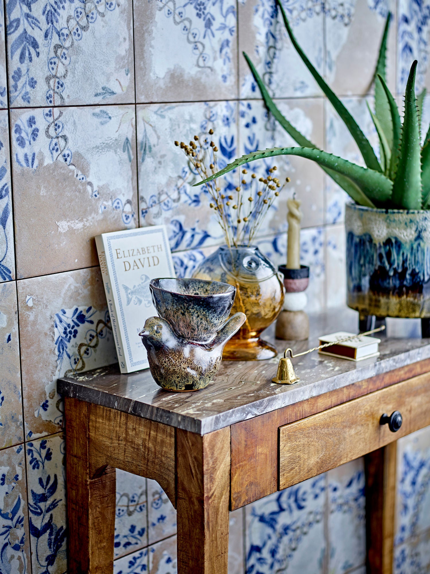 Varga Vase – Mundgeblasene Glasvase in verspielter Fischform