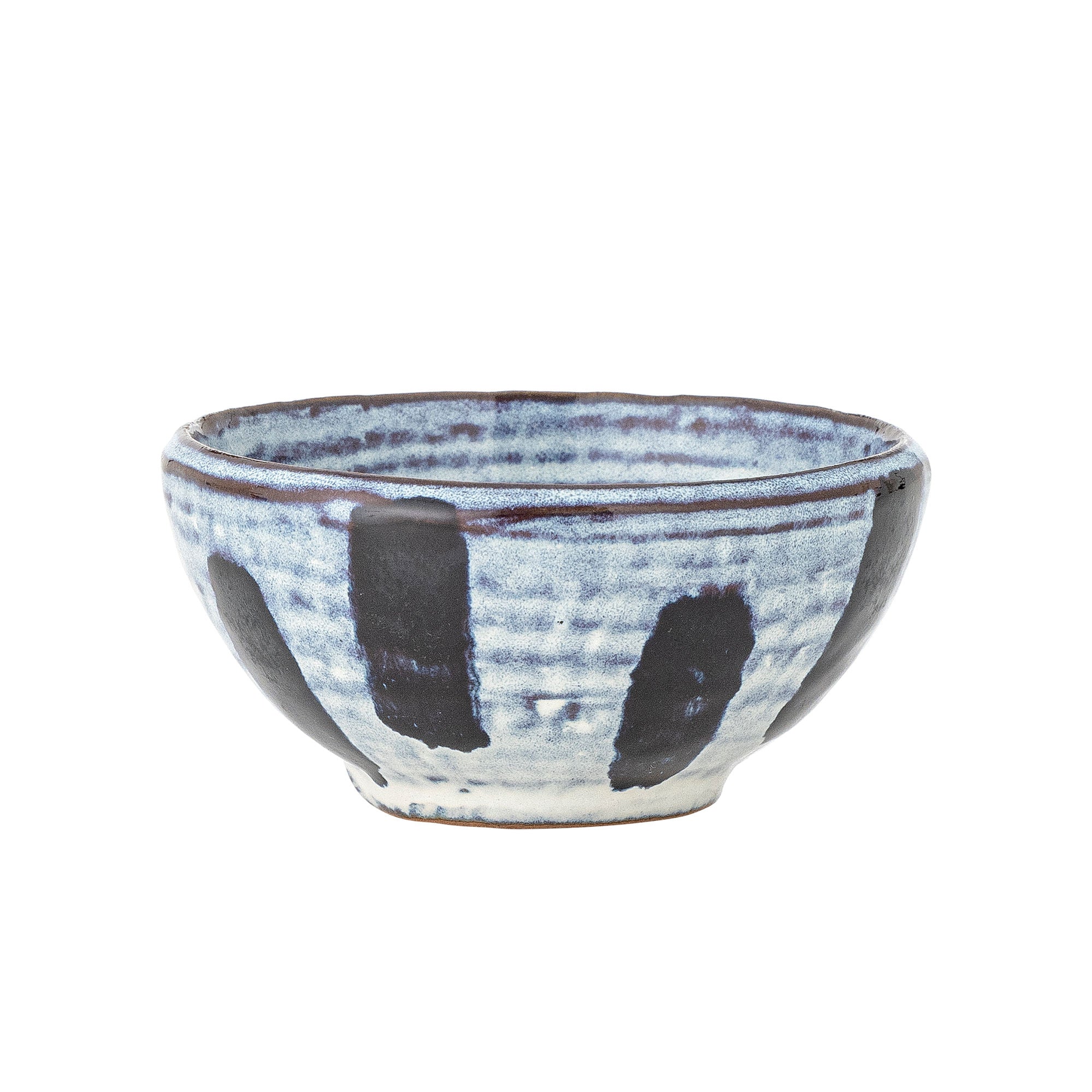 Ever Schalen 4er-Set – Handbemaltes Steingut mit blauem Muster