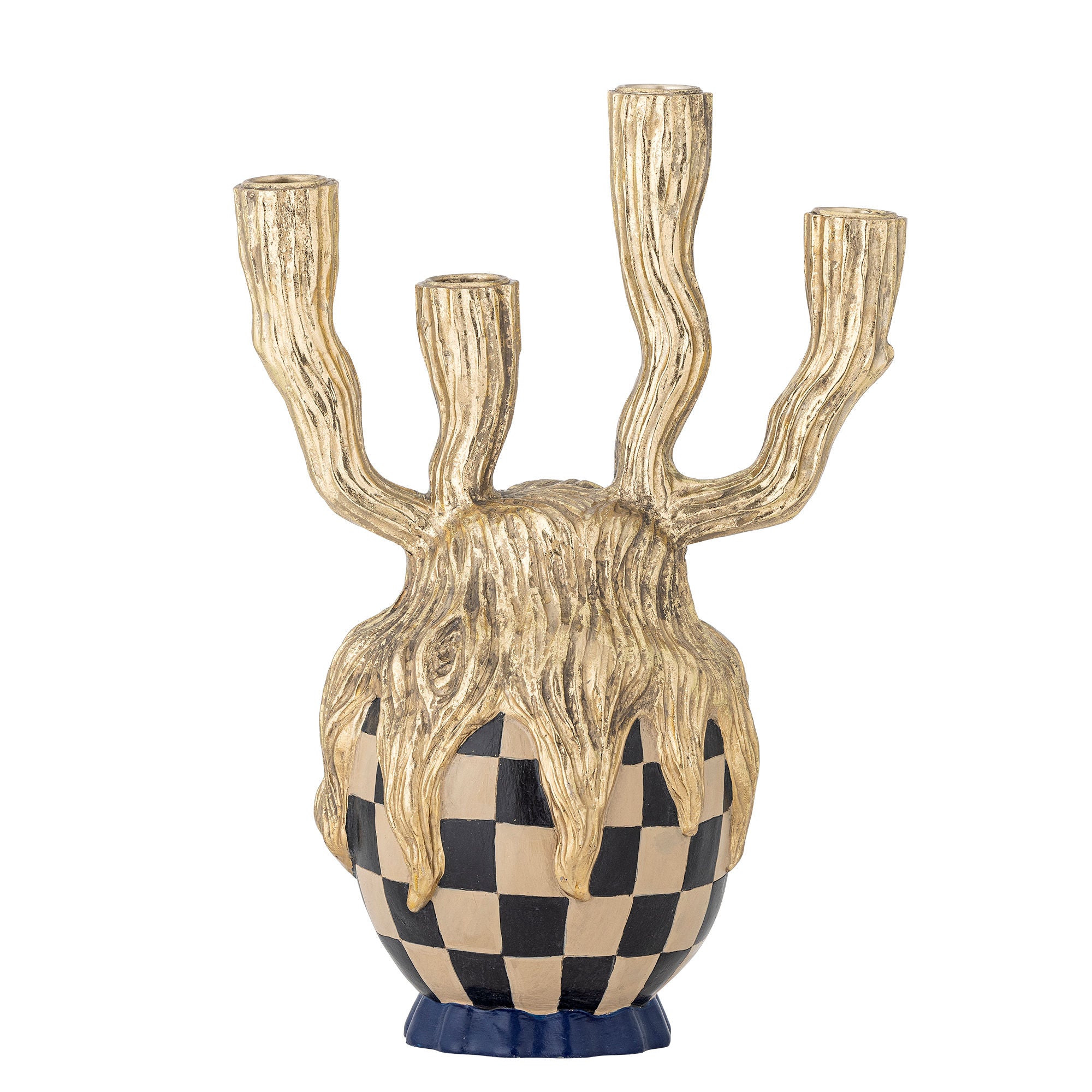 Medusa Kerzenhalter, Gold, Polyresin