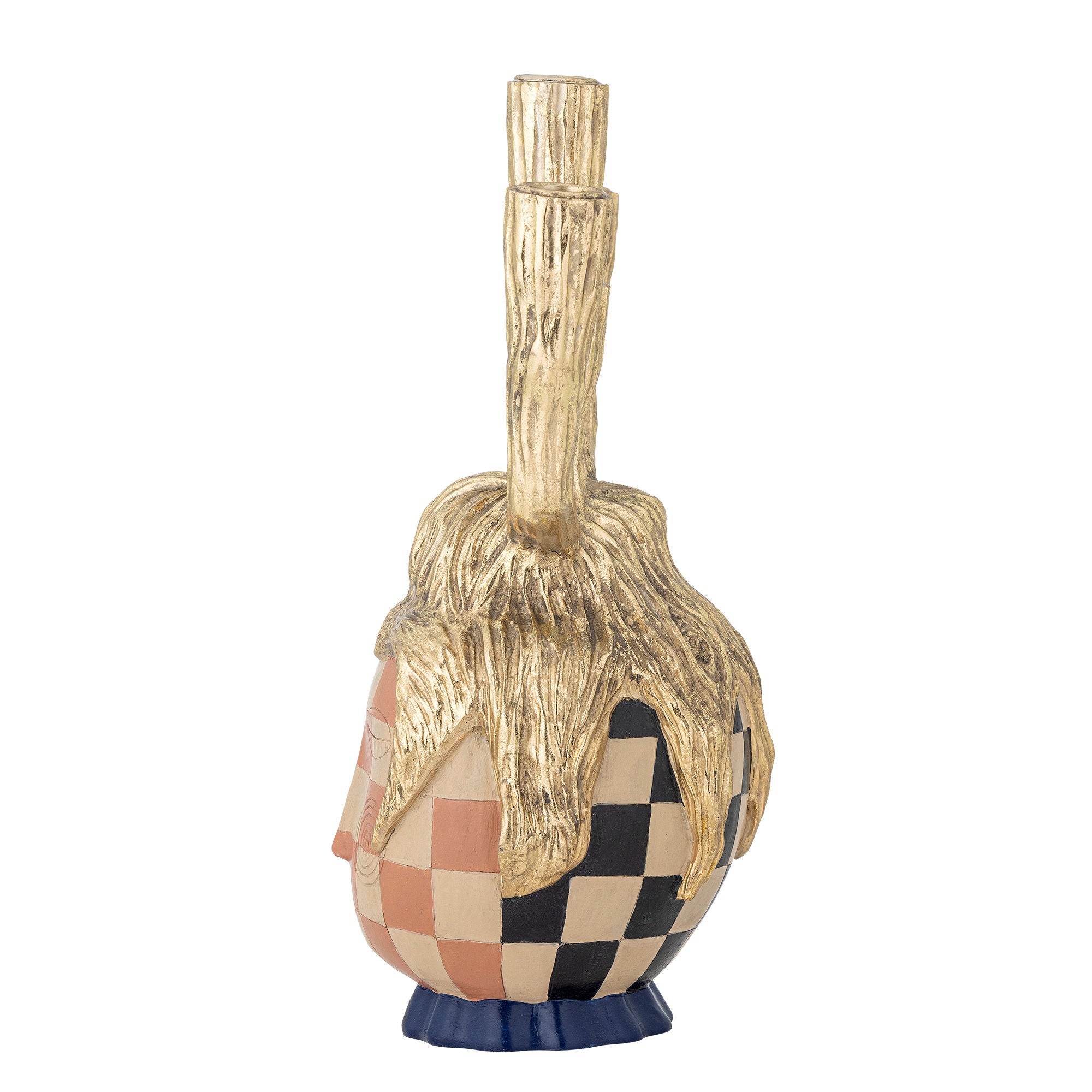 Medusa Kerzenhalter, Gold, Polyresin