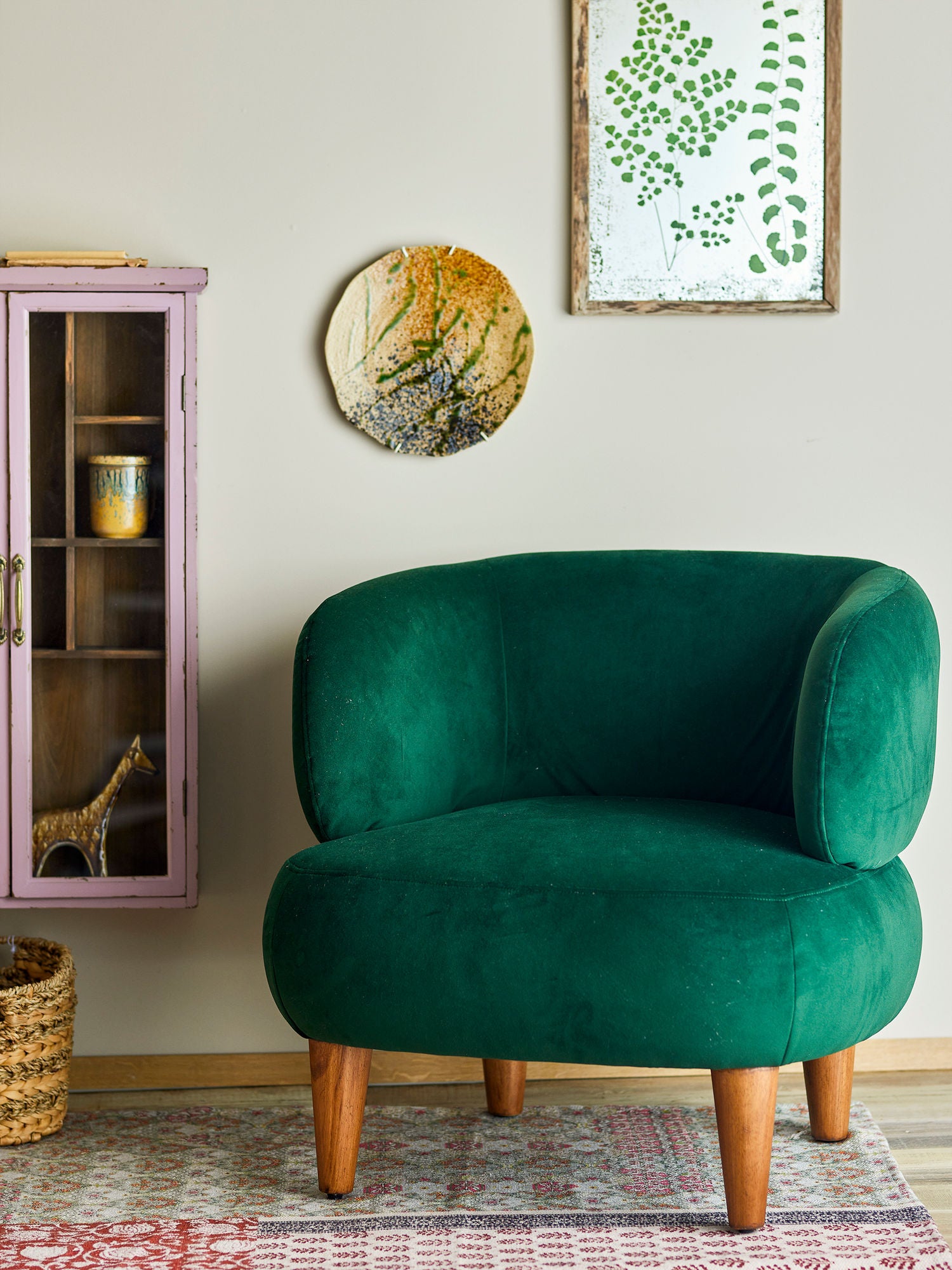 Ruperta Loungesessel, Grün, Polyester