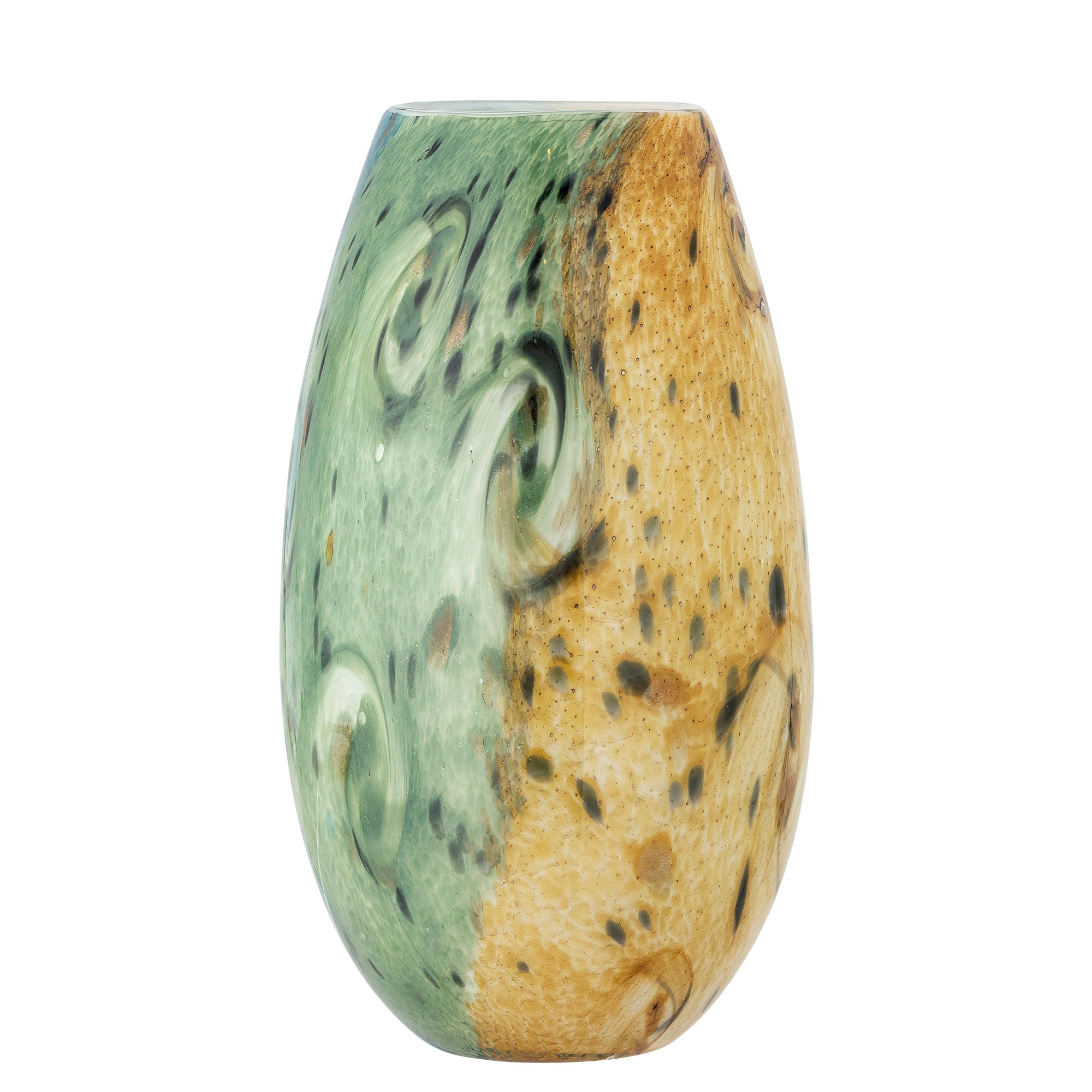 Kalian Vase, Blue, Glas