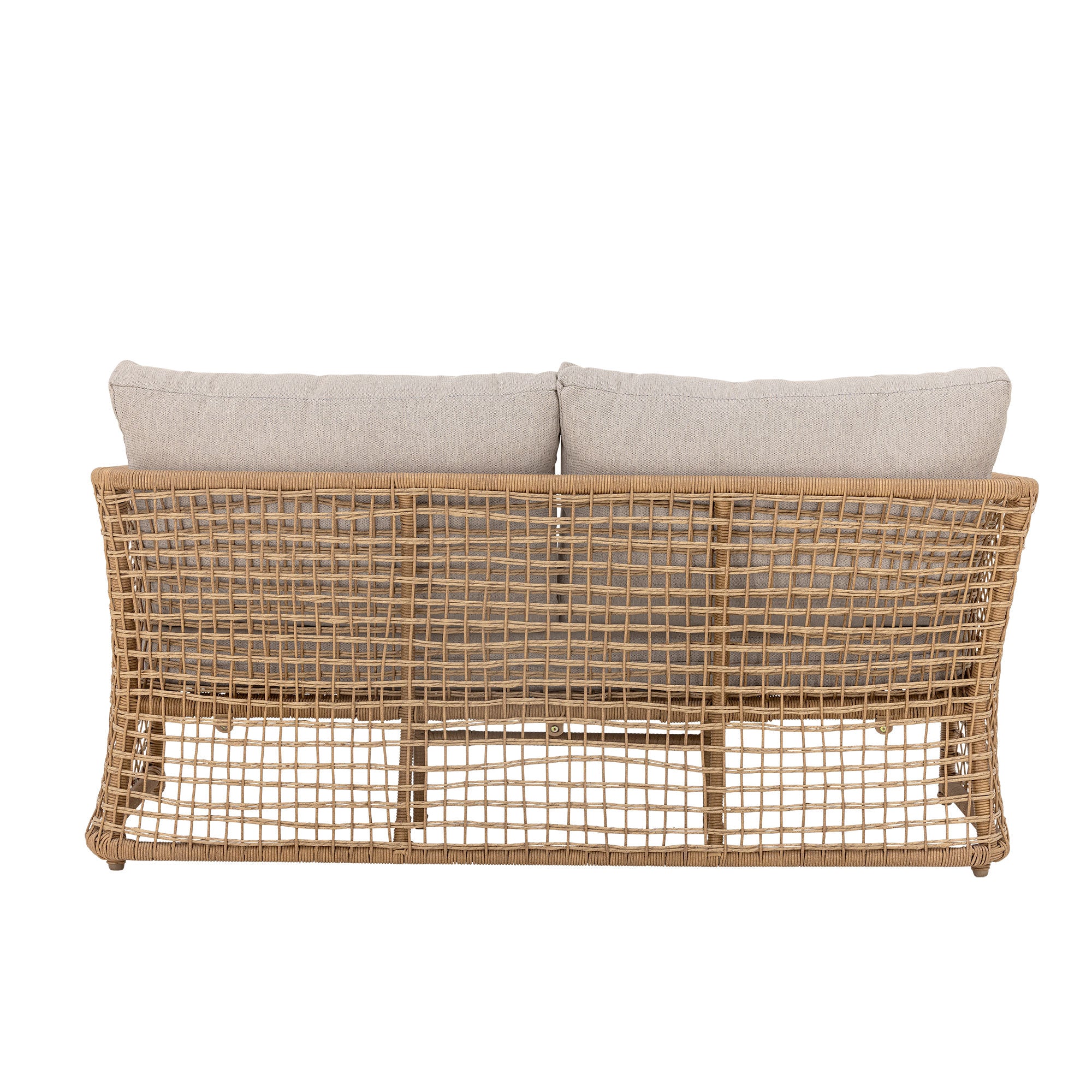 Penzano Sofa Natur Outdoor Polyrattan Gemütliche Gartenlounge