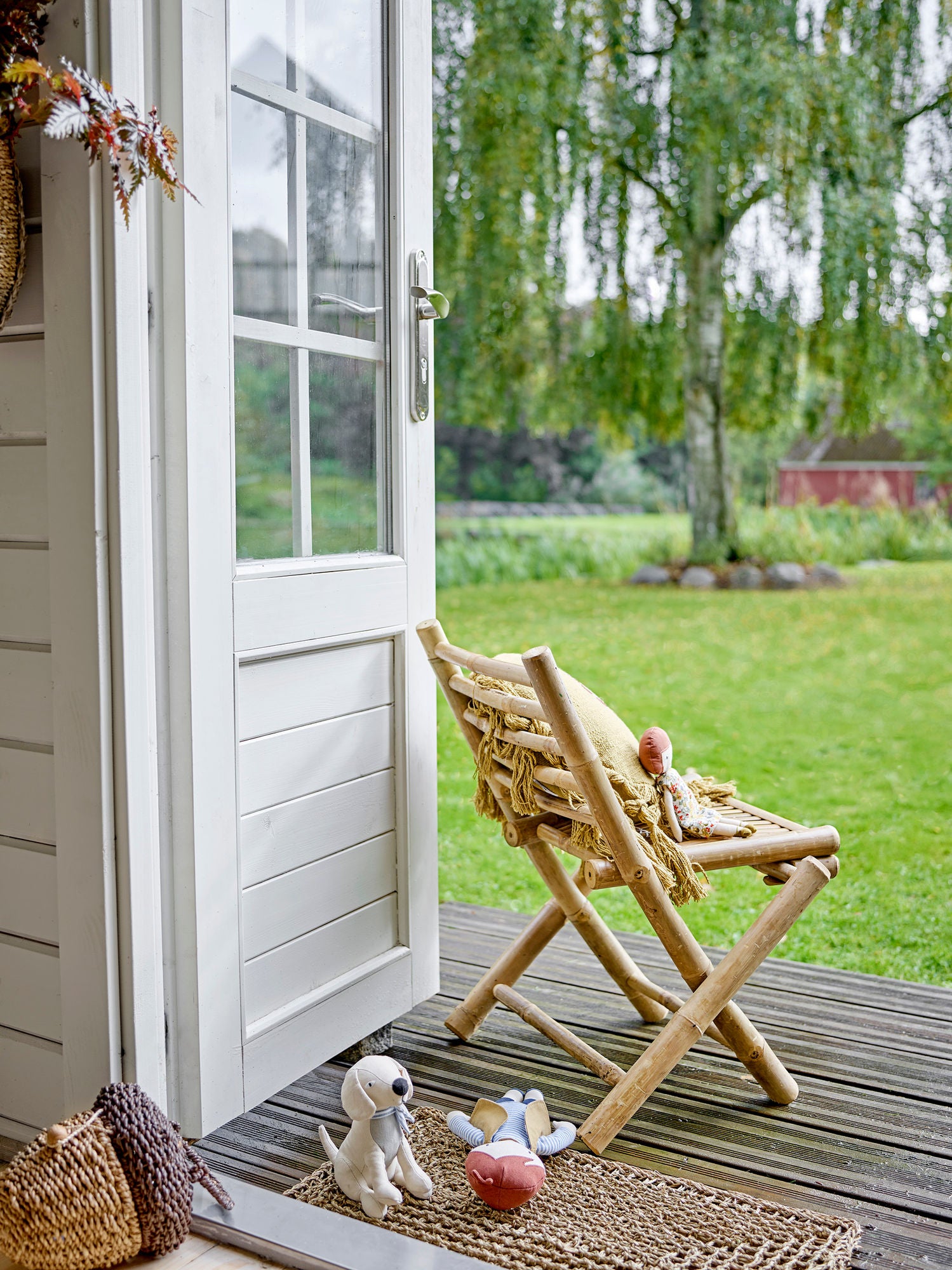 Mini Sole Stuhl – Klappbar, natürlich & vielseitig