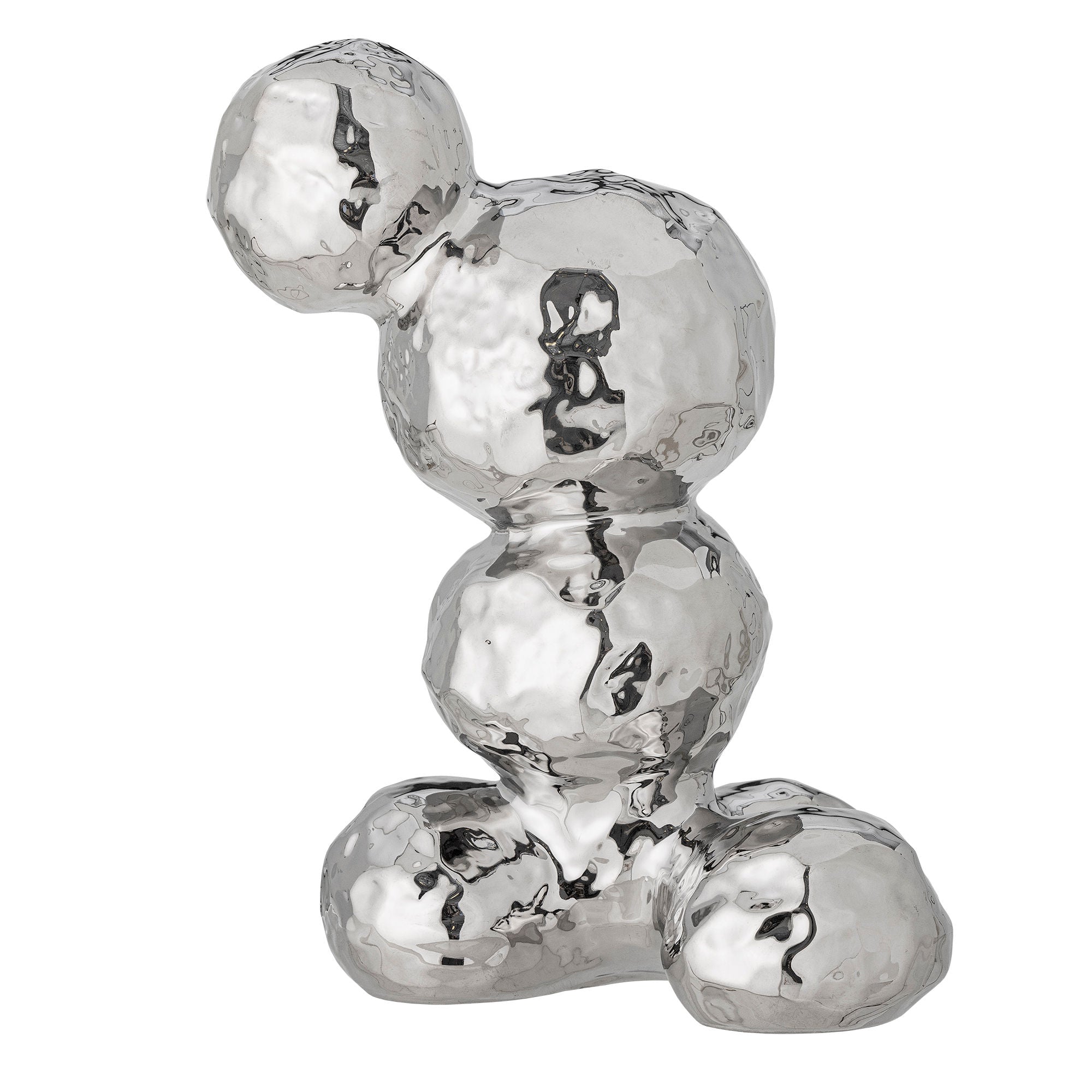 Bobby Dekofigur – Skulpturale Form mit spiegelndem Effekt