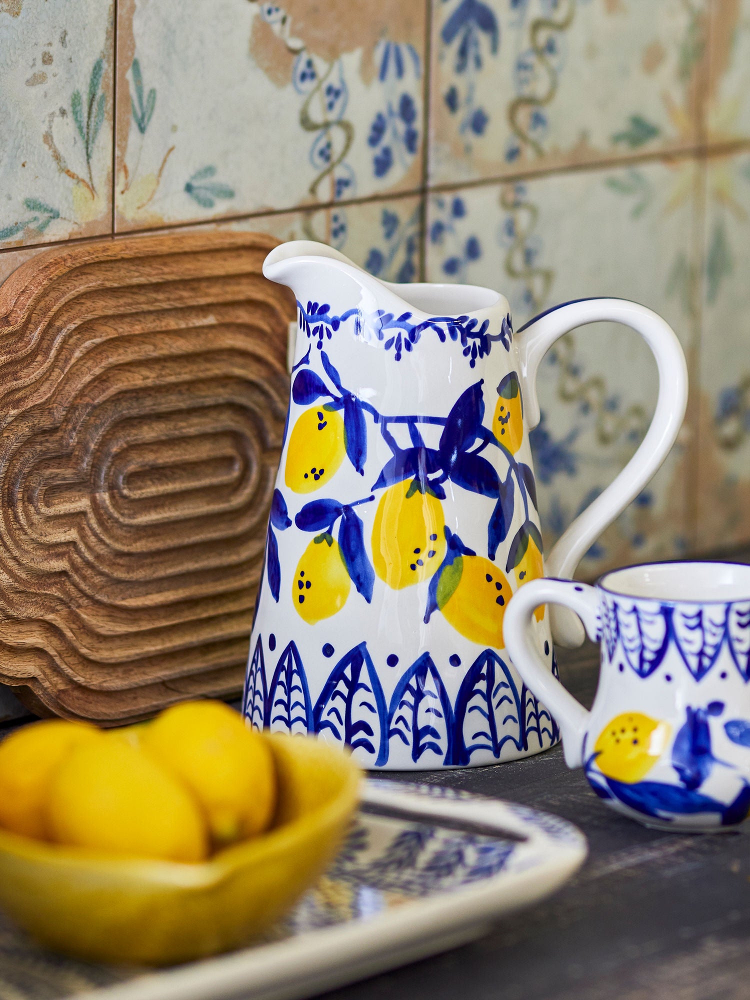 Maxima Krug, Zitronenmotiv, Steingut