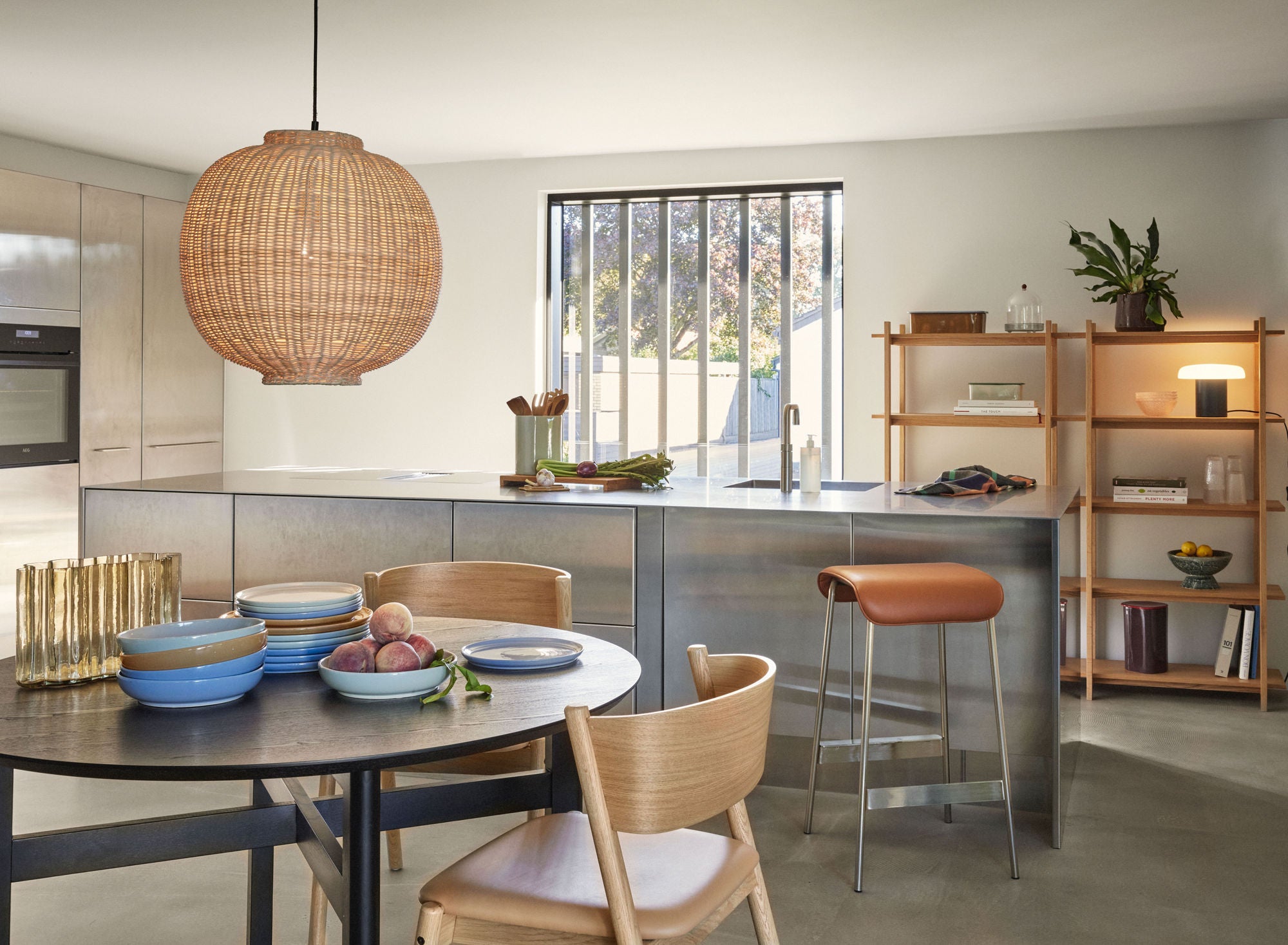 Fjord Esstisch Runde Large Schwarz