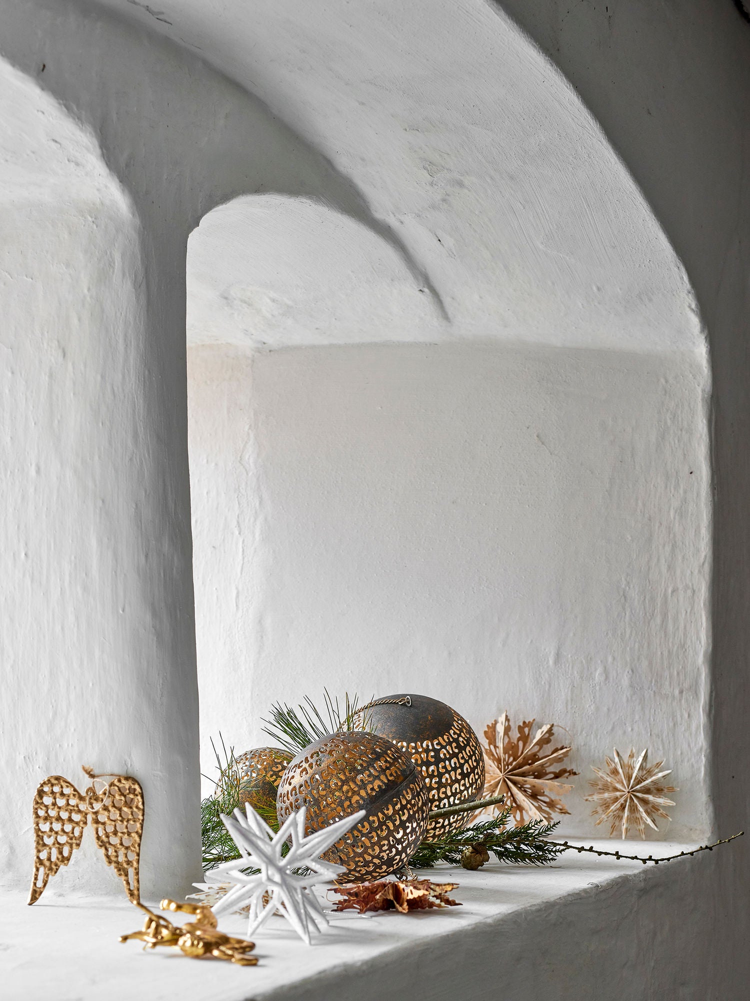 Lumie Deko, Messingfarben, Metall