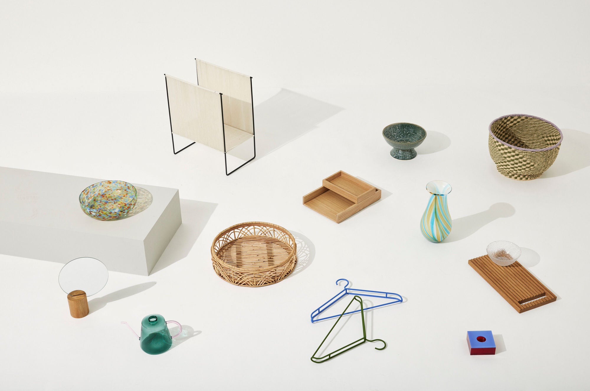 Kaleido Vase Blau/Gelb