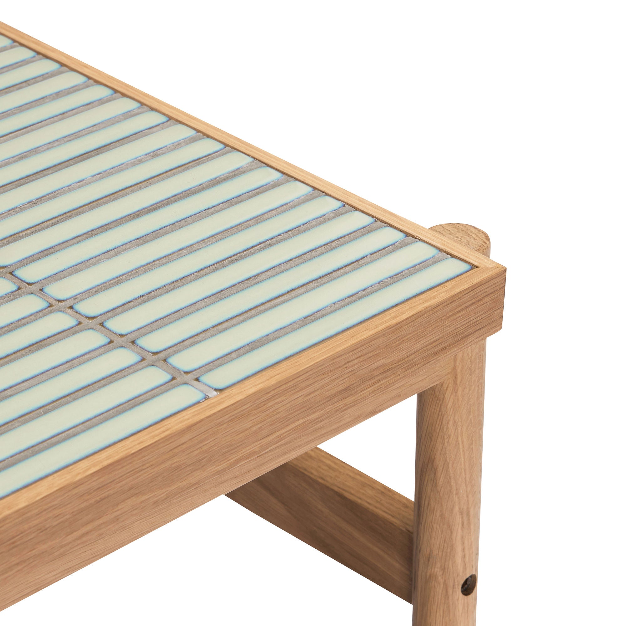 Tile Moderner Couchtisch Mint Naturfarben Aus FSC Zertifiziertem Eichenfurnier