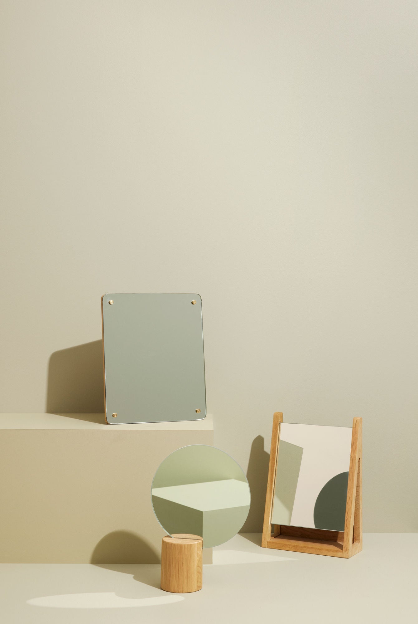 Smize Tischspiegel Naturfarben