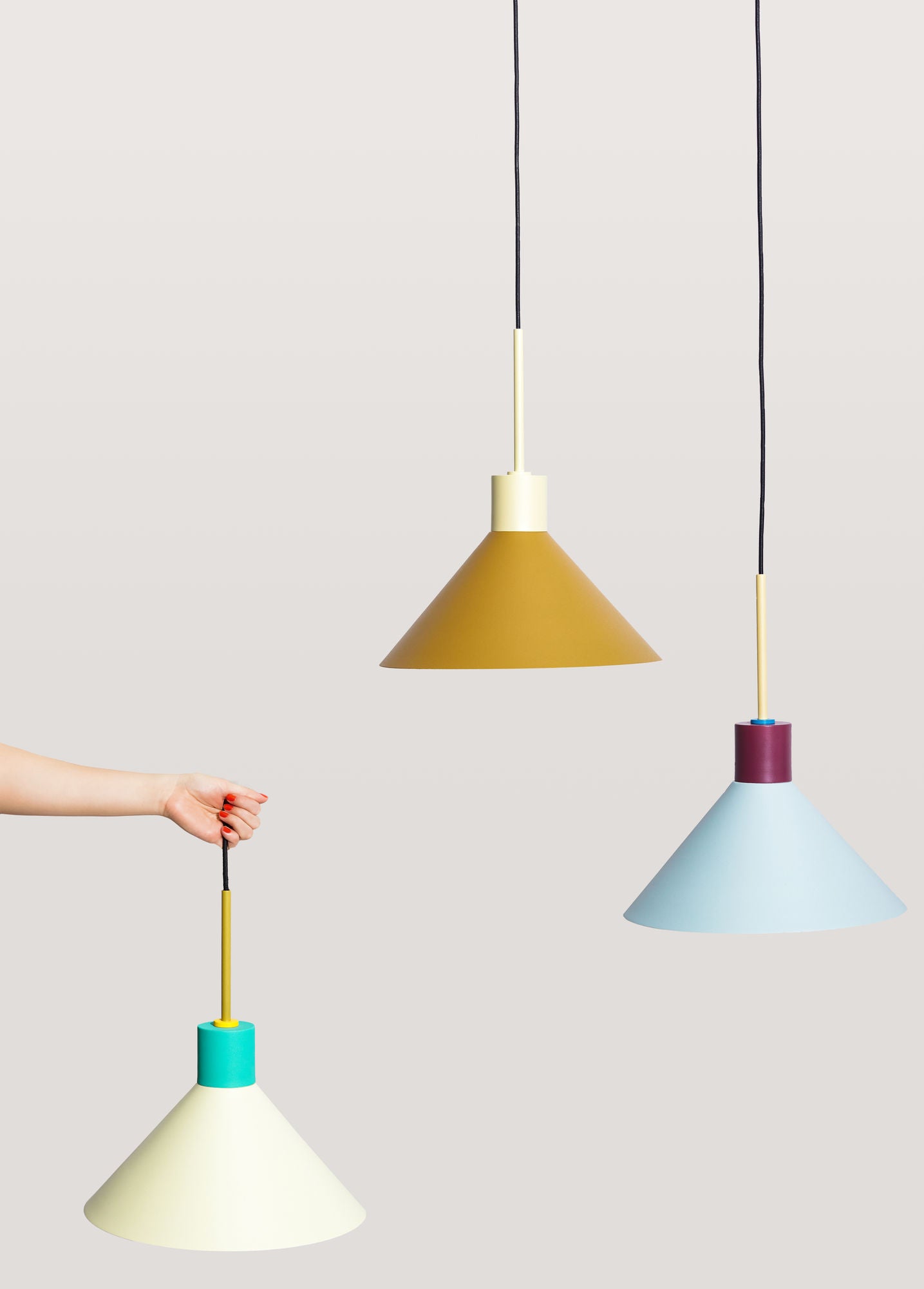 Crayon Hängelampe Grün