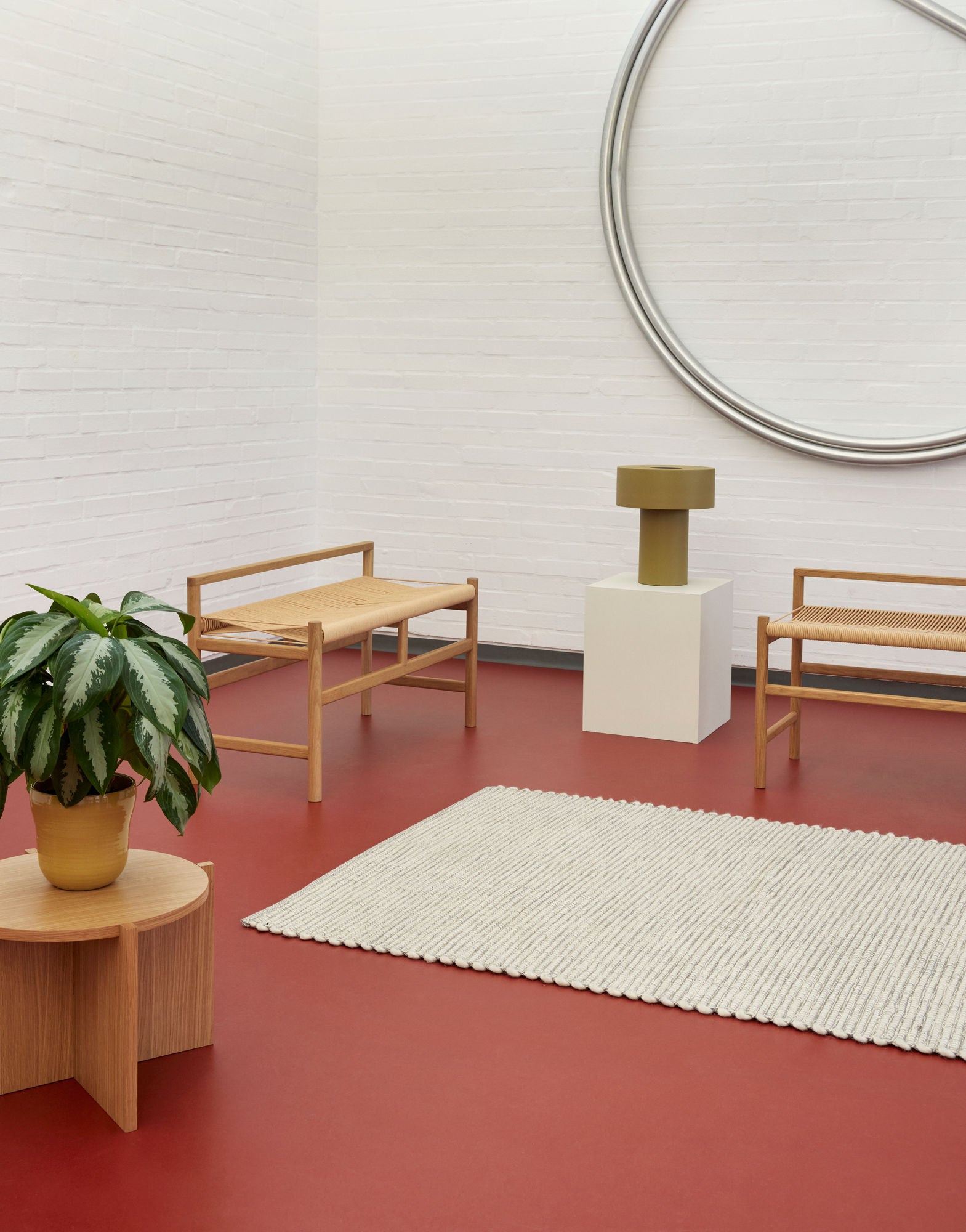 Aki Tischlampe Khaki