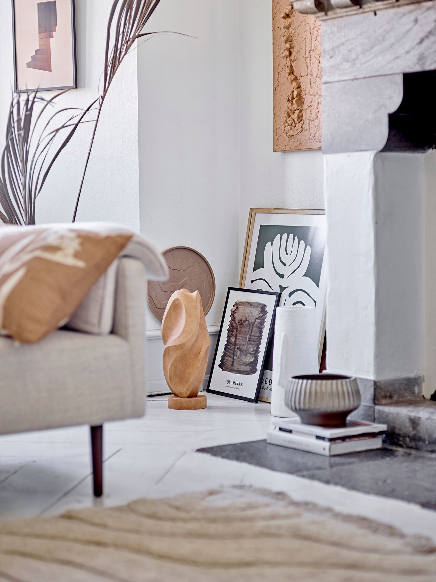 Chesham Sofa, weiß, Polyester