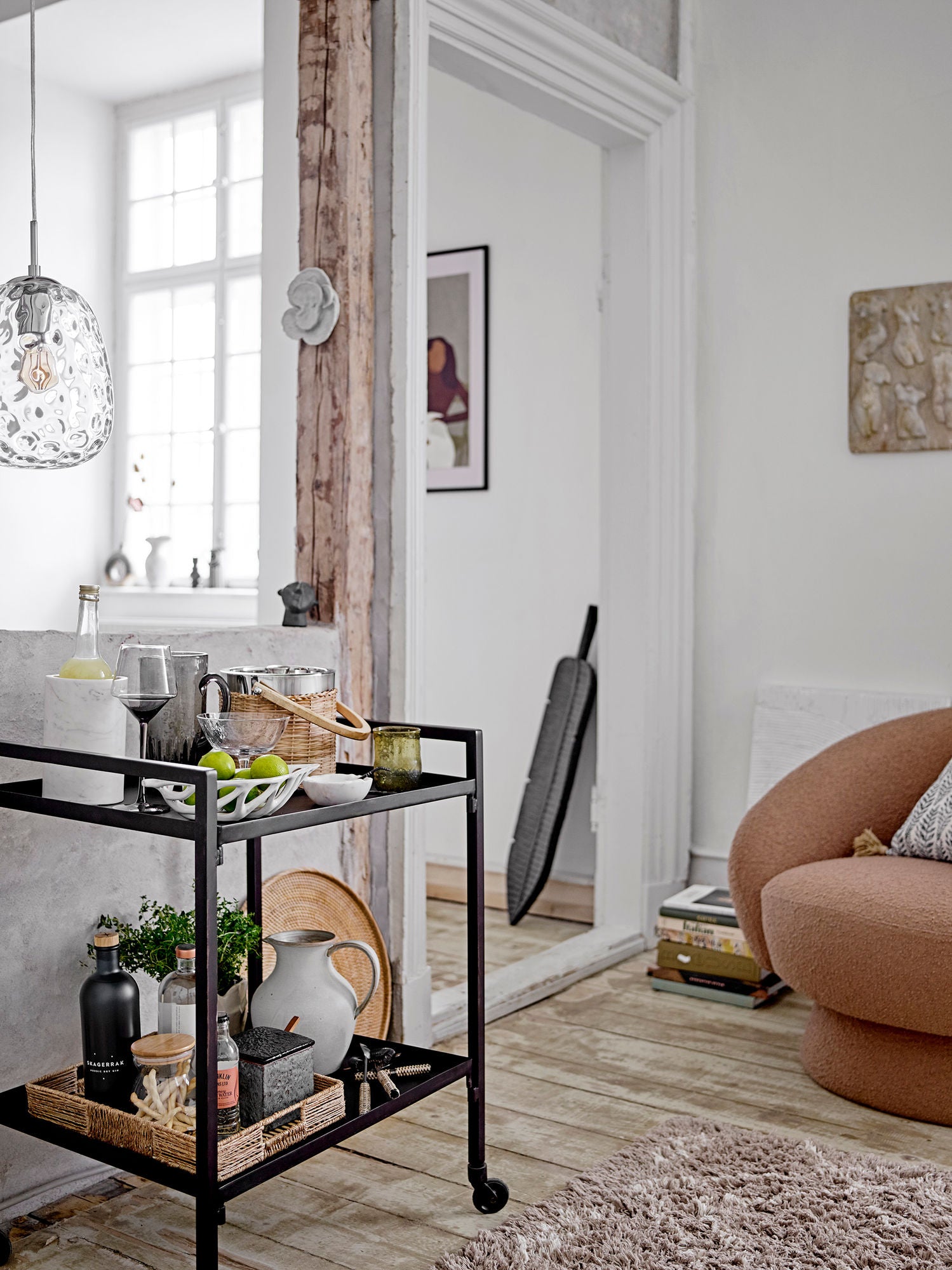 Foligno Deko-Schale Weißes Steingut mit Skulpturalem Design Ideal Als Obst und Tischdeko für Stilvolle Akzente