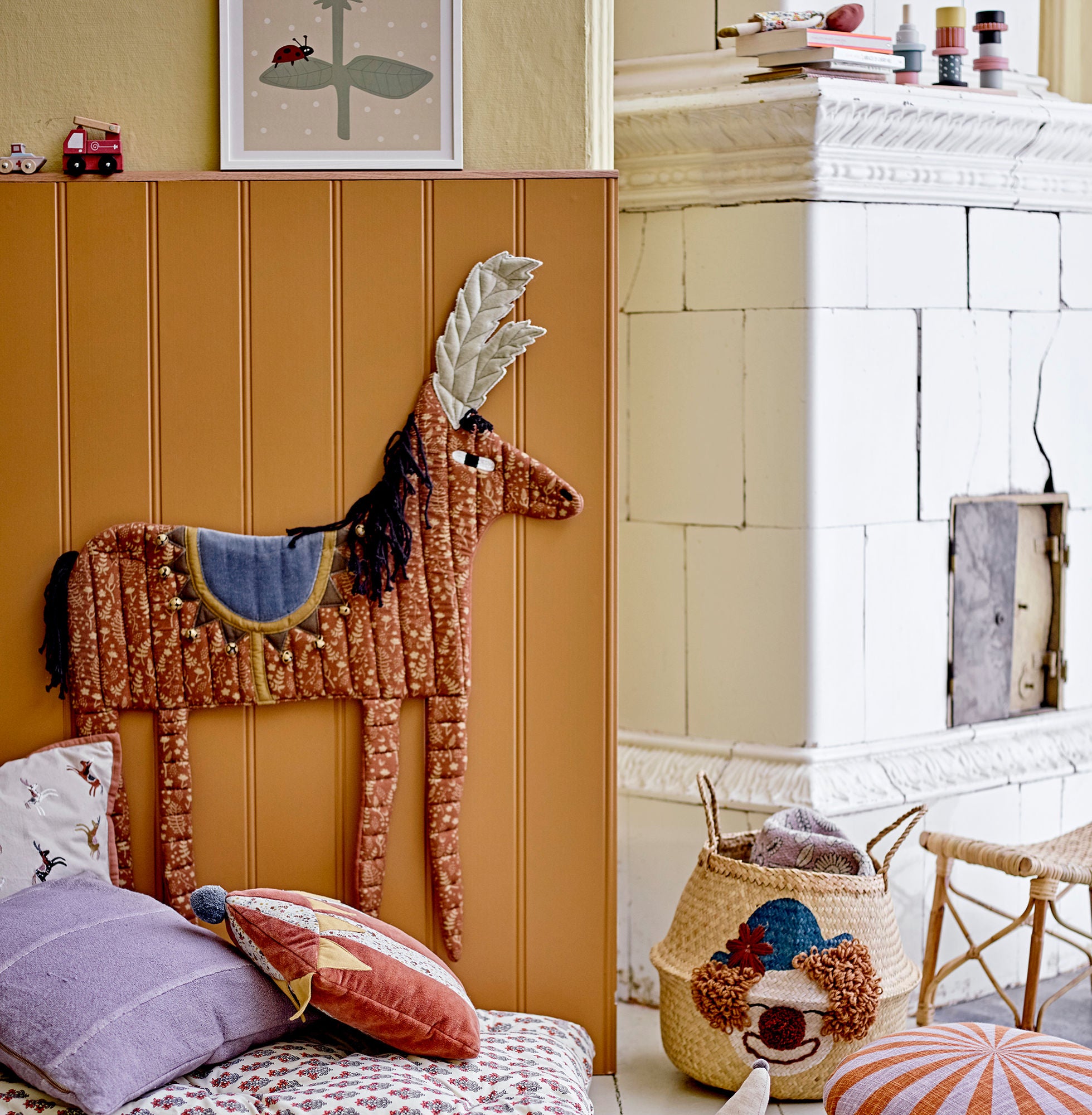 Kita Kissen, Violett, Baumwolle