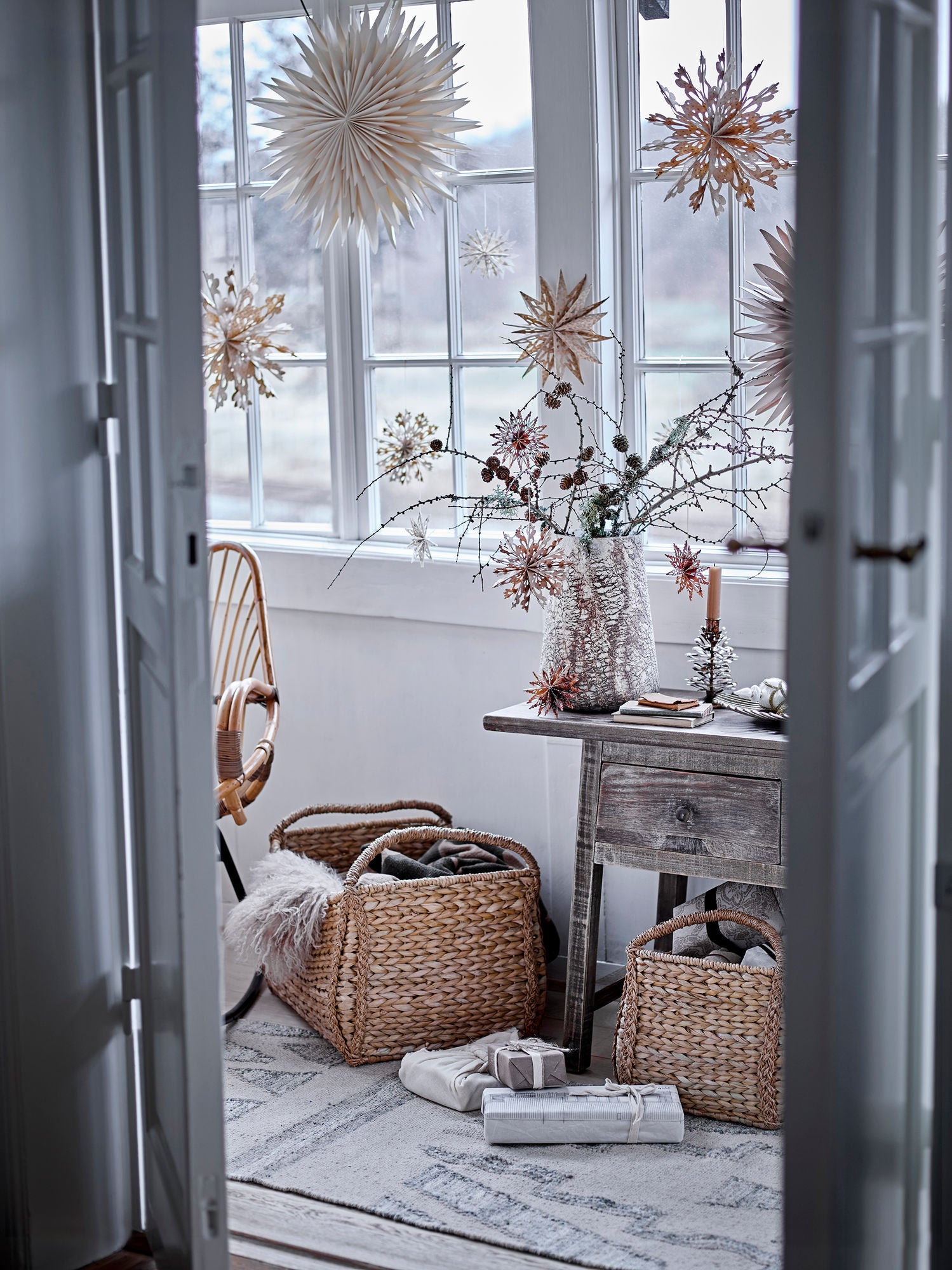 Star Ornament | 9er-Set Deko Papiersterne FSC