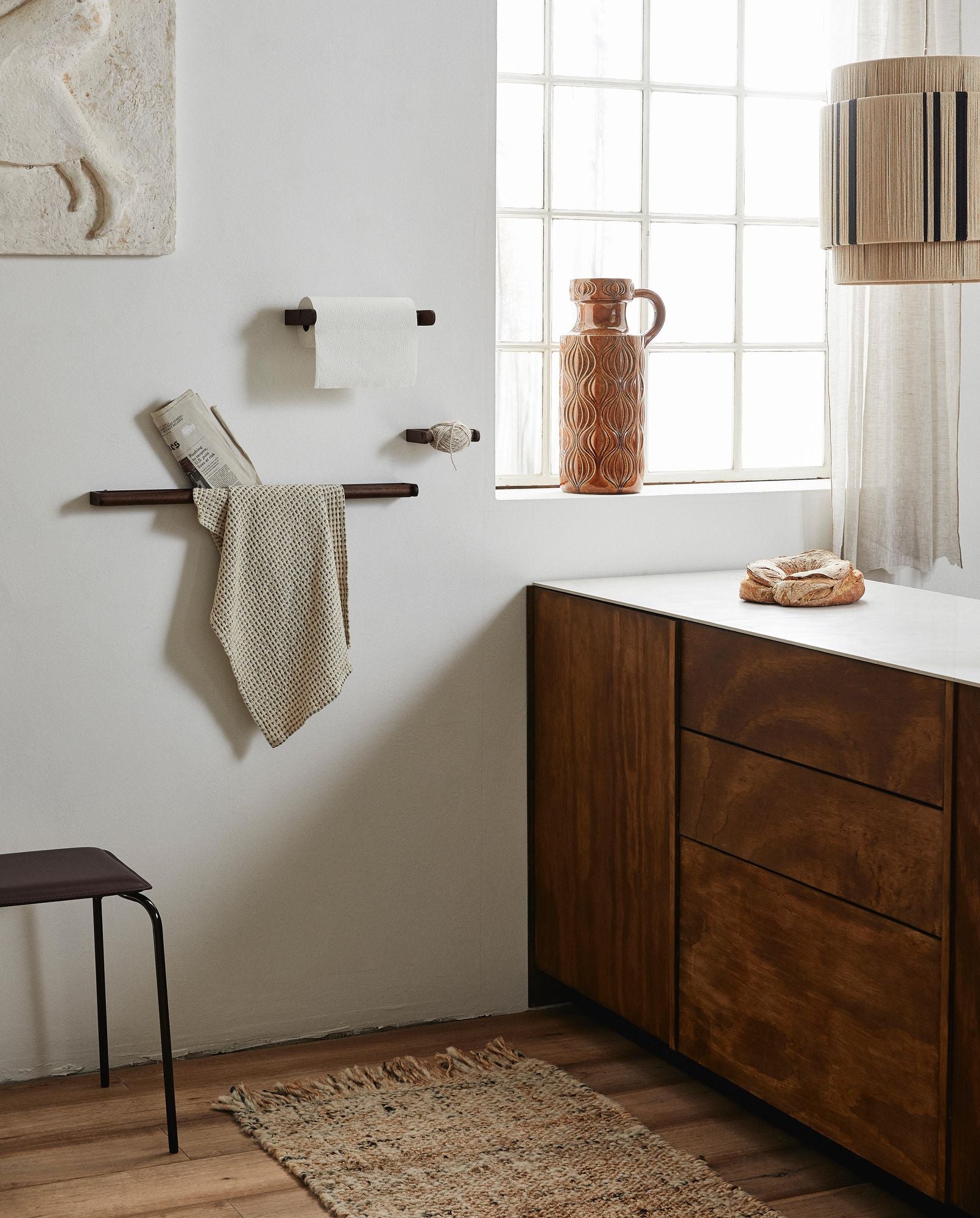 LINA Teppich M Natur Hanf Viskose Wärme und Ruhe Ambiente Stil