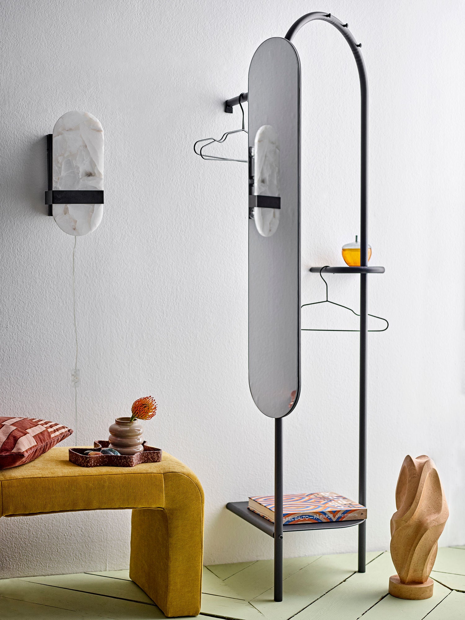 Taco Wandleuchte Alabaster Optik Sanfte Lichtakzente für Räume