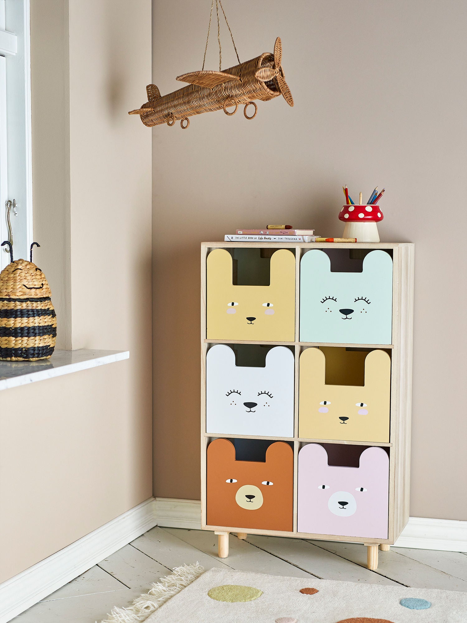 Calle Bücherregal mit Schubladen