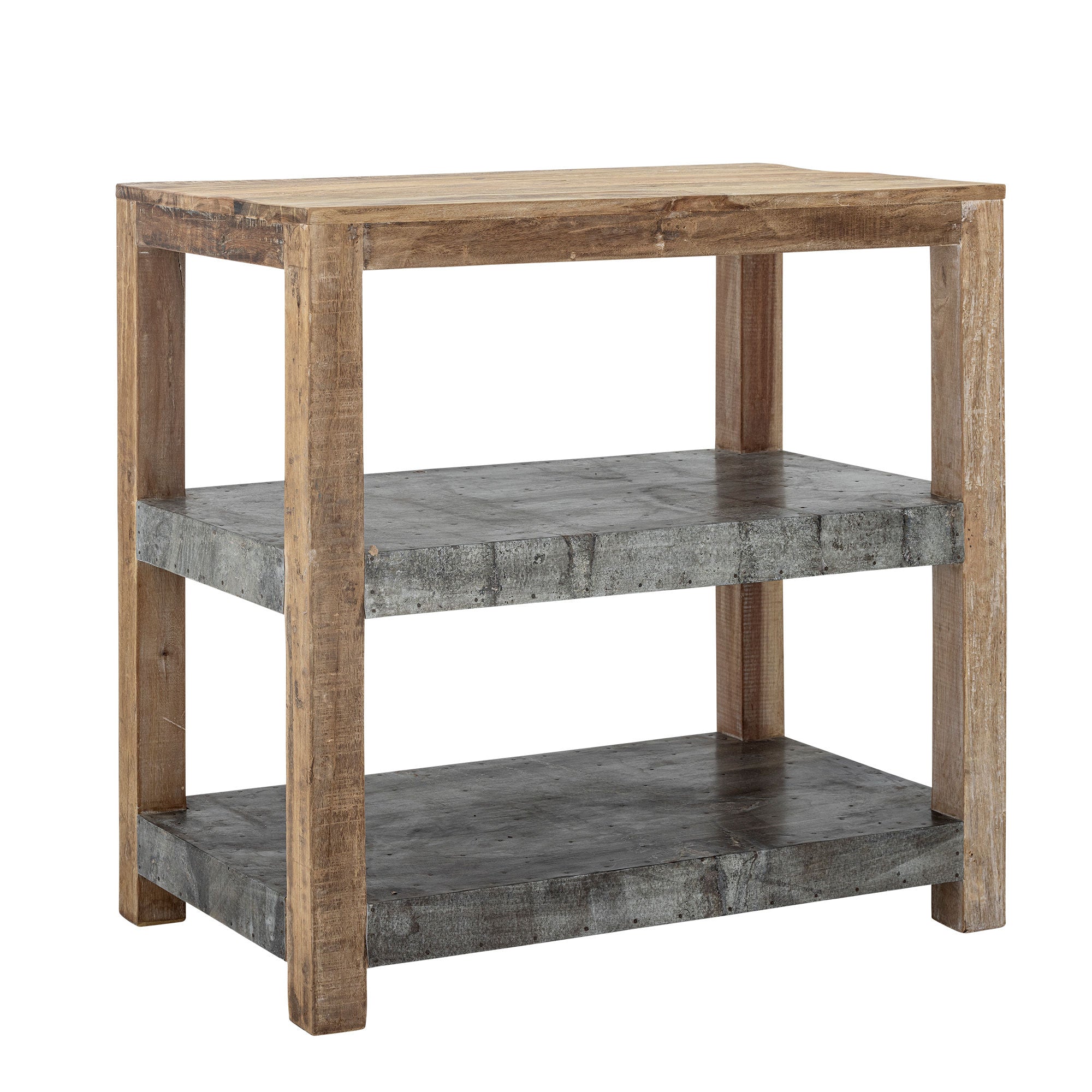 Reuben Bücherregal, Braun, Recyceltes Holz