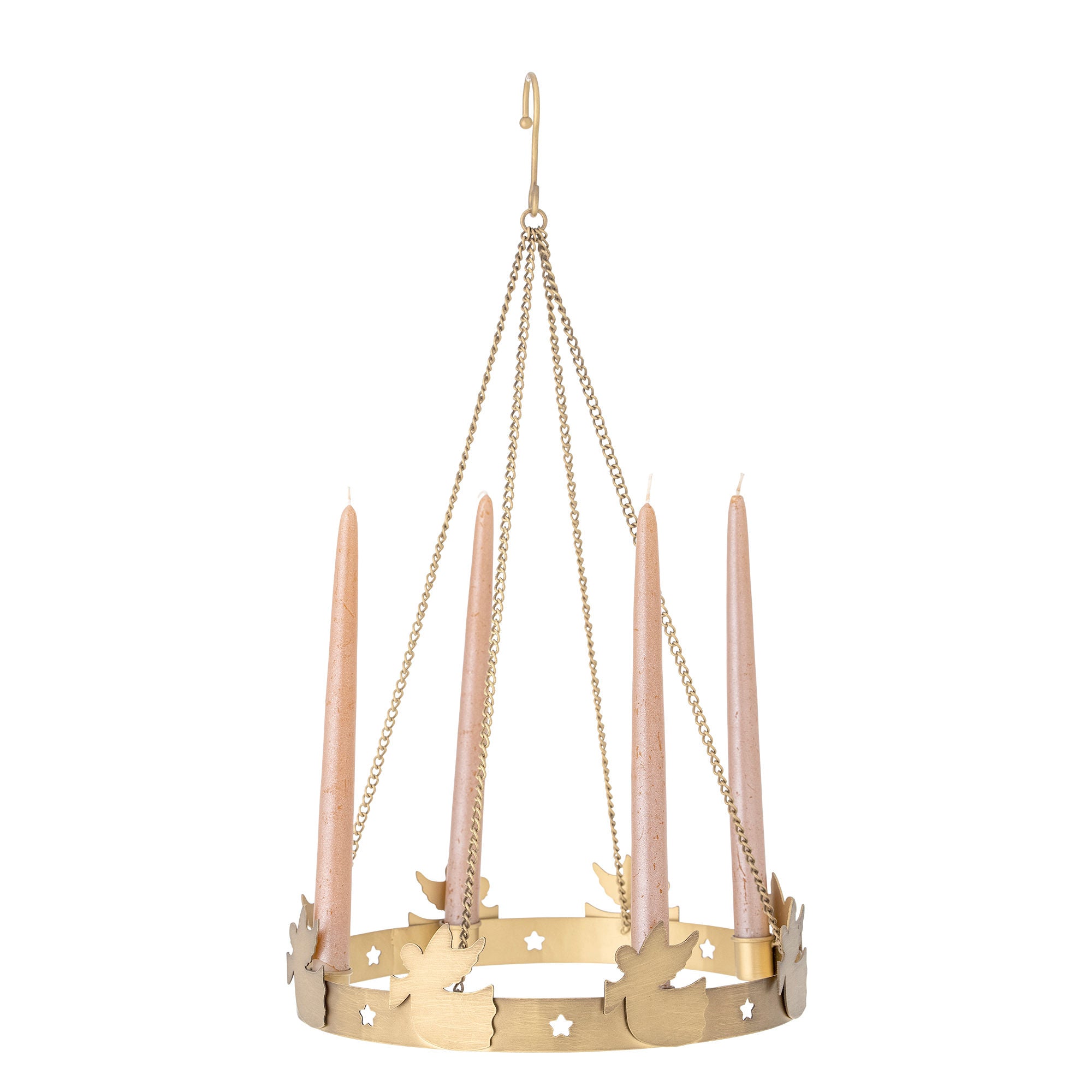 Elmir Adventskerzenständer, Gold, Metall