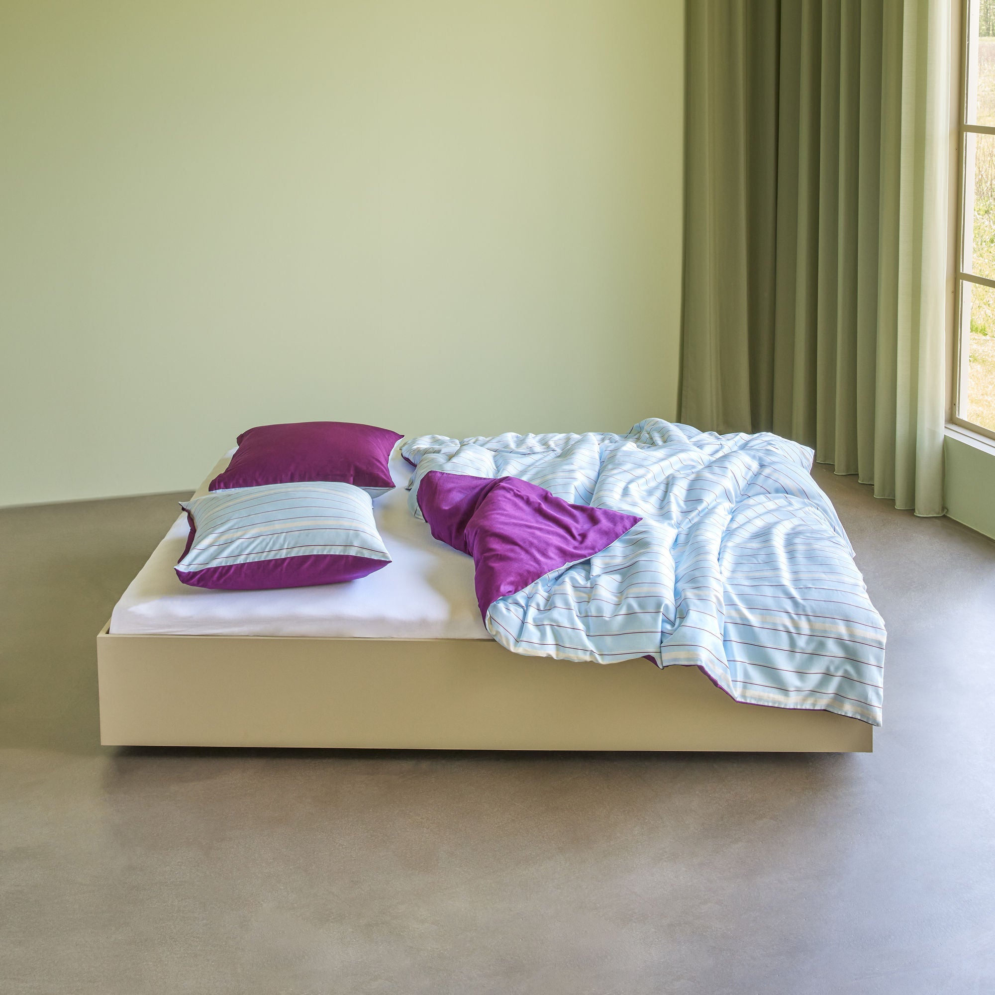 Solace Bettwäsche 60X63 140X200 Hellblau